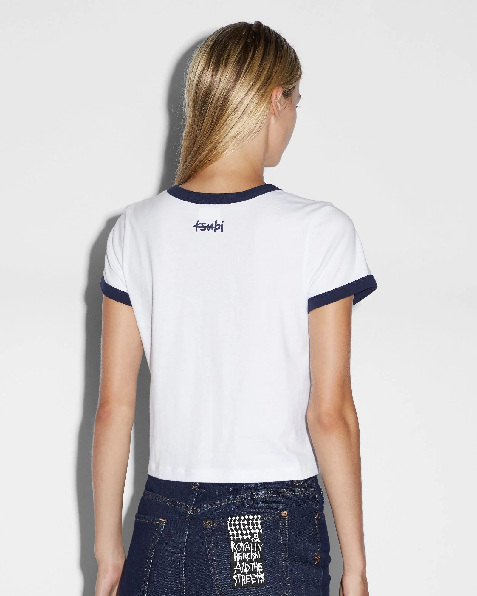 1999 MINI SS TEE WHITE NAVY - Image 3