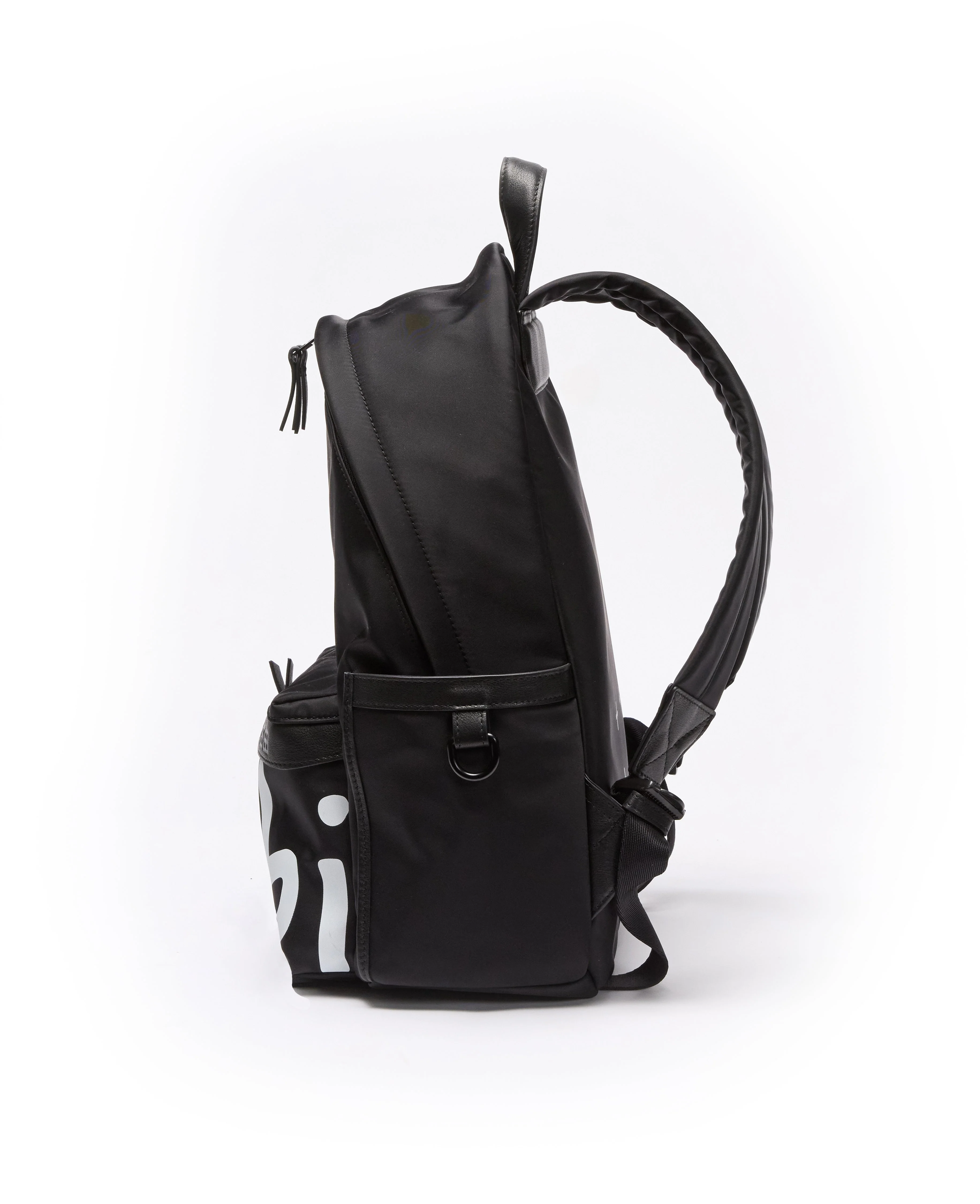 1999 NYLON LEATHER BACKPACK BLACK - Image 3