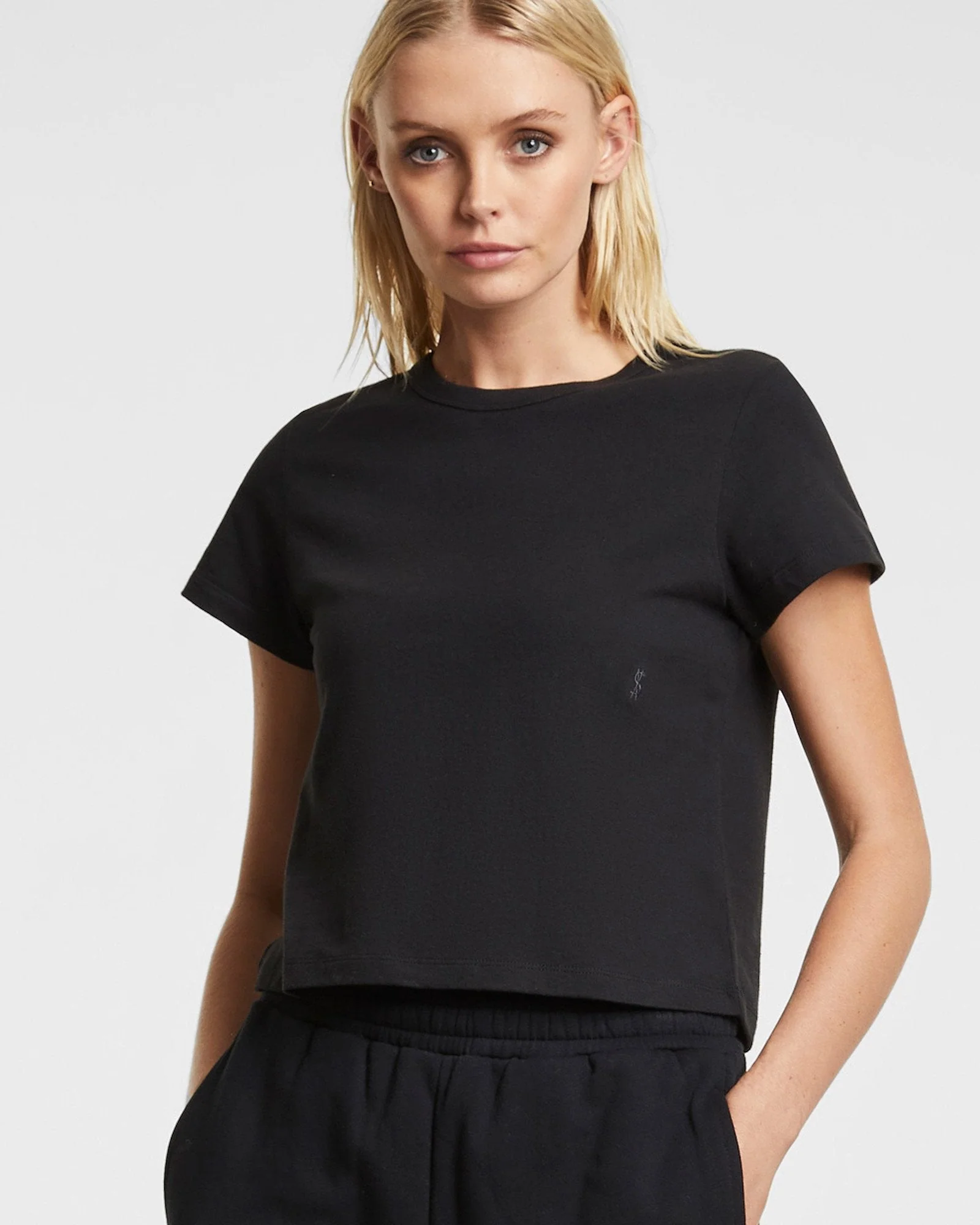 3 X 4 MINI SS TEE JET BLACK - Image 4