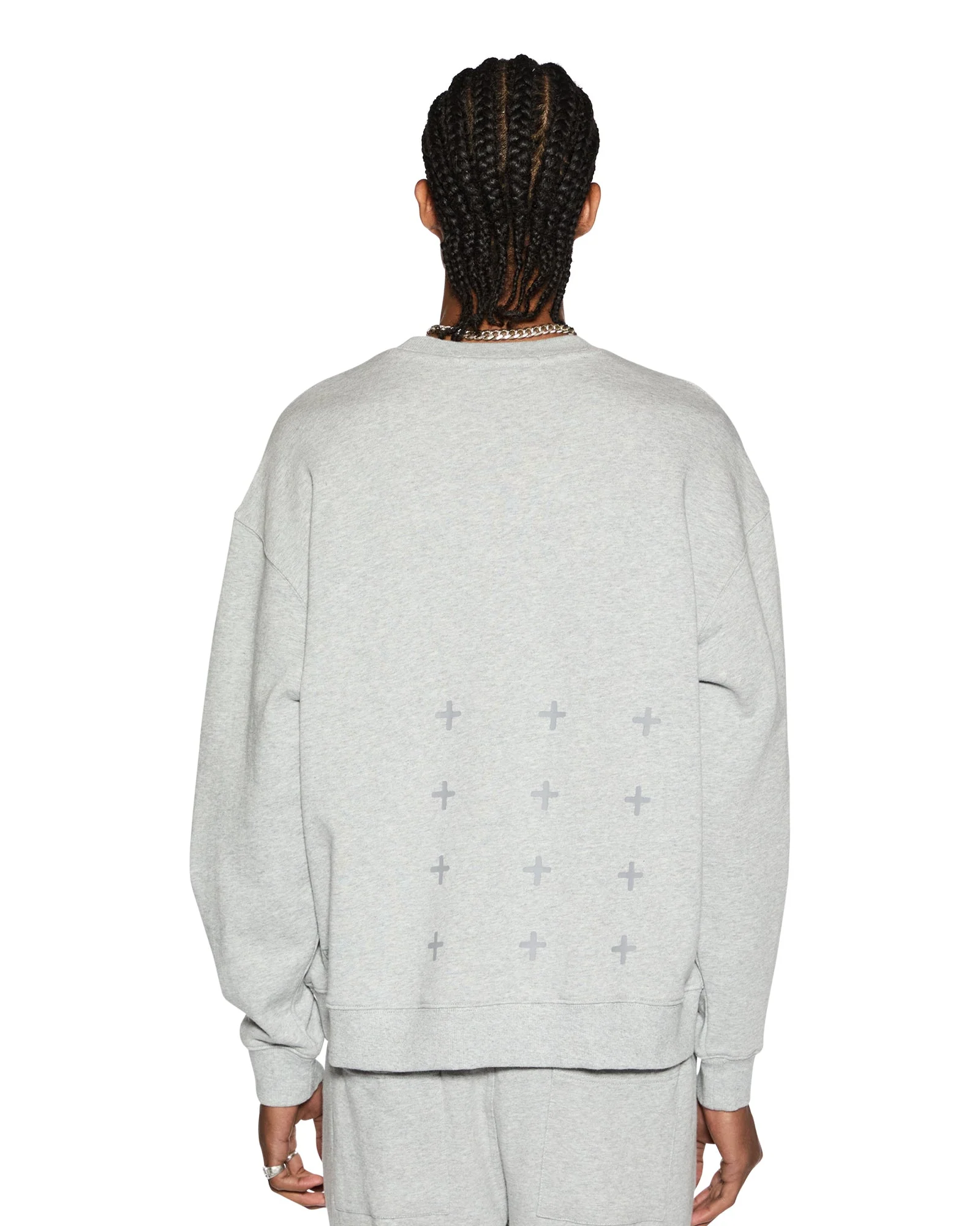 4 X 4 BIGGIE CREW GREY MARLE - Image 3