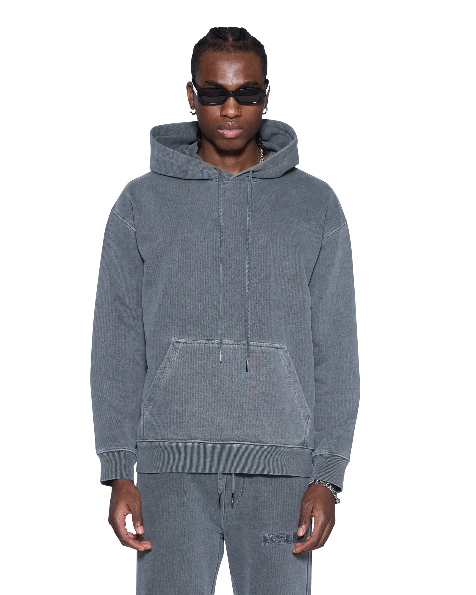 4X4 PAISE BIGGIE HOODIE CHARCOAL - Image 2