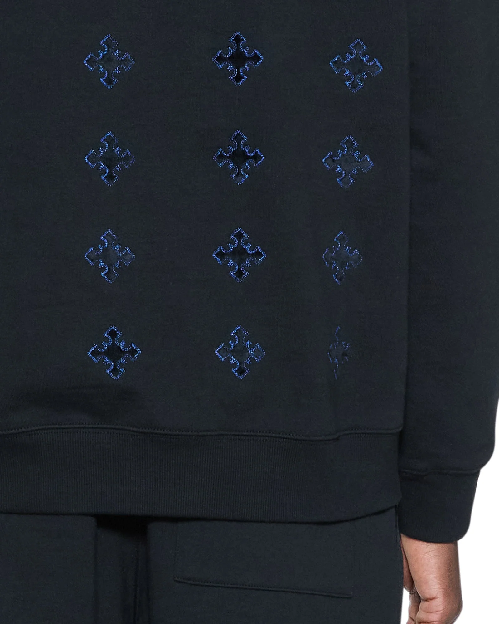 4X4 PAISE BIGGIE HOODIE COBALT BLACK - Image 5