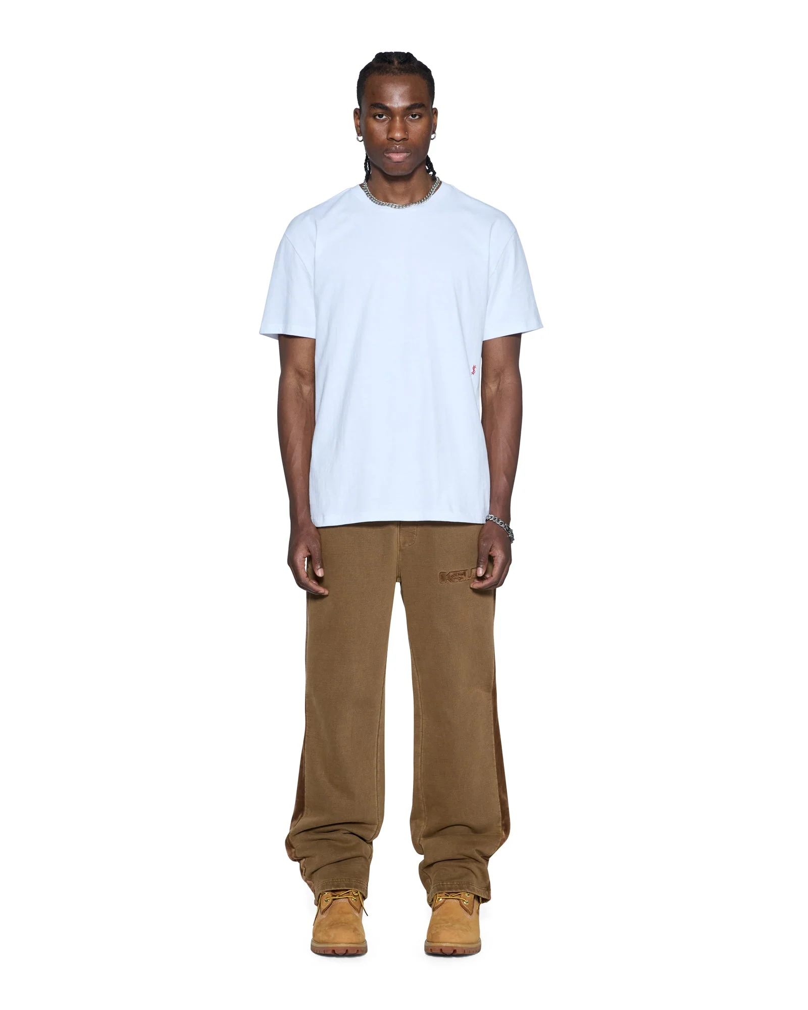 4X4 PAISE BIGGIE SS TEE WHITE RED - Image 2