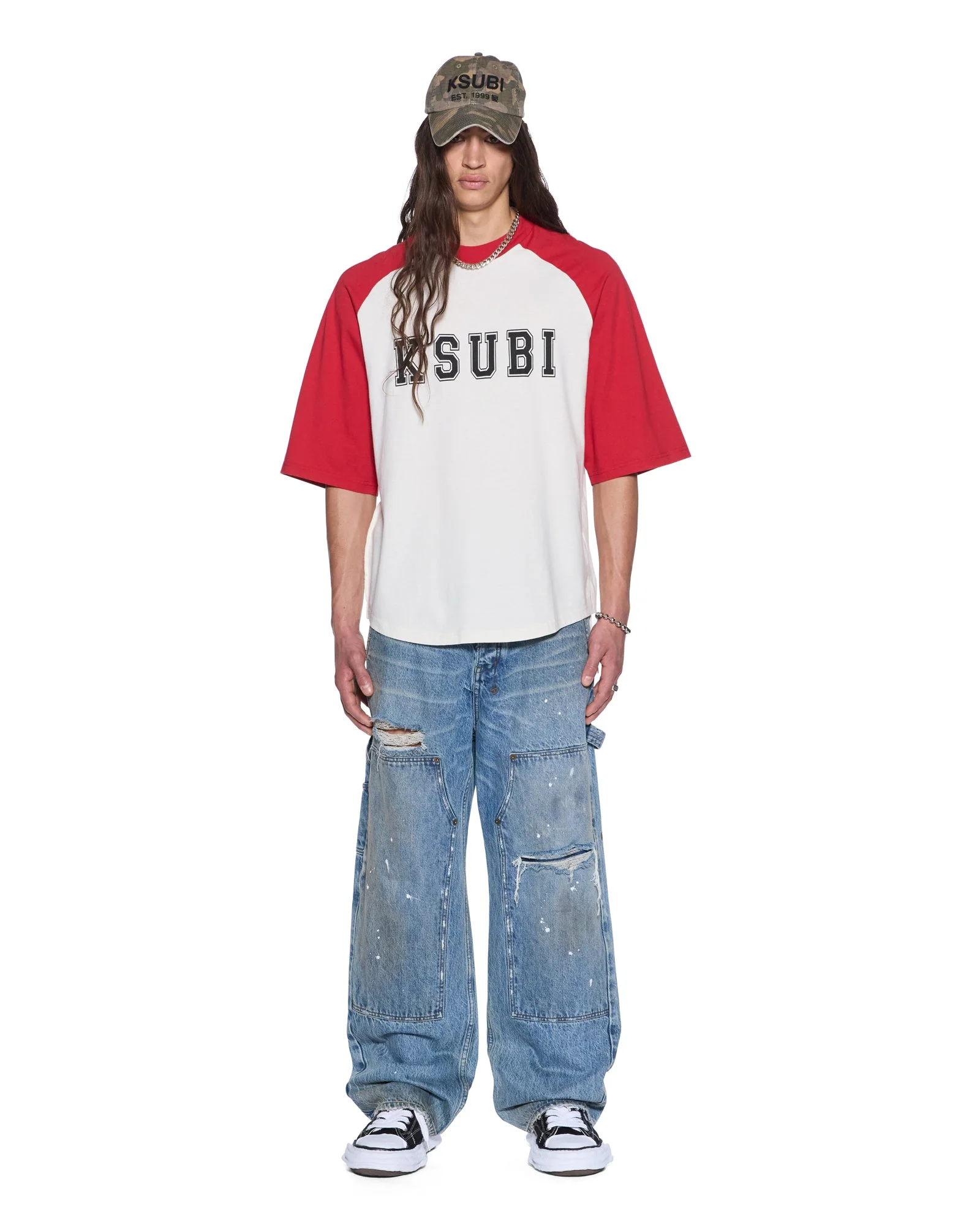 99 BIGGIE RAGLAN SS TEE RED - Image 3