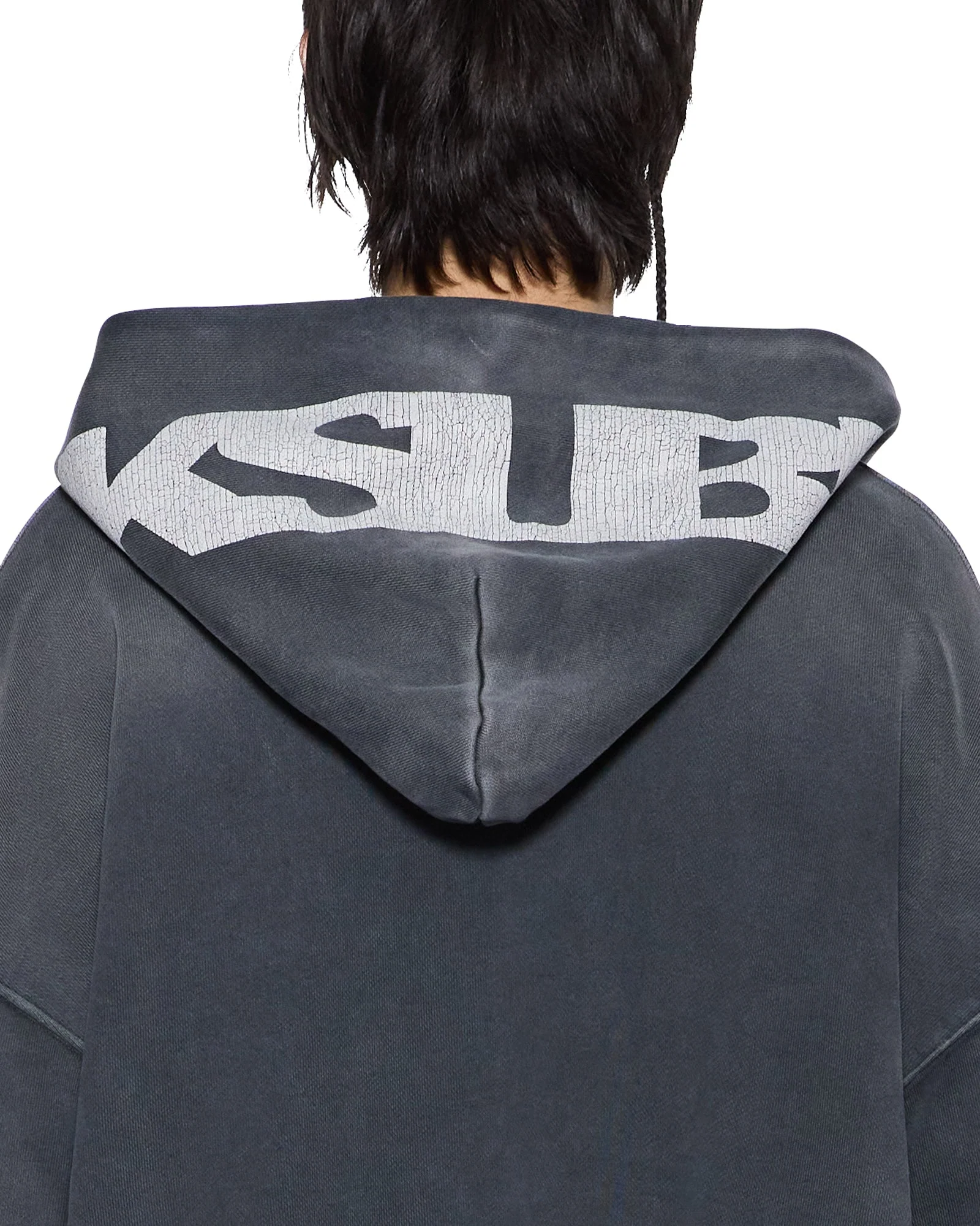 ACE EKCESS ZIP THRU HOODIE BLACK FADE - Image 5