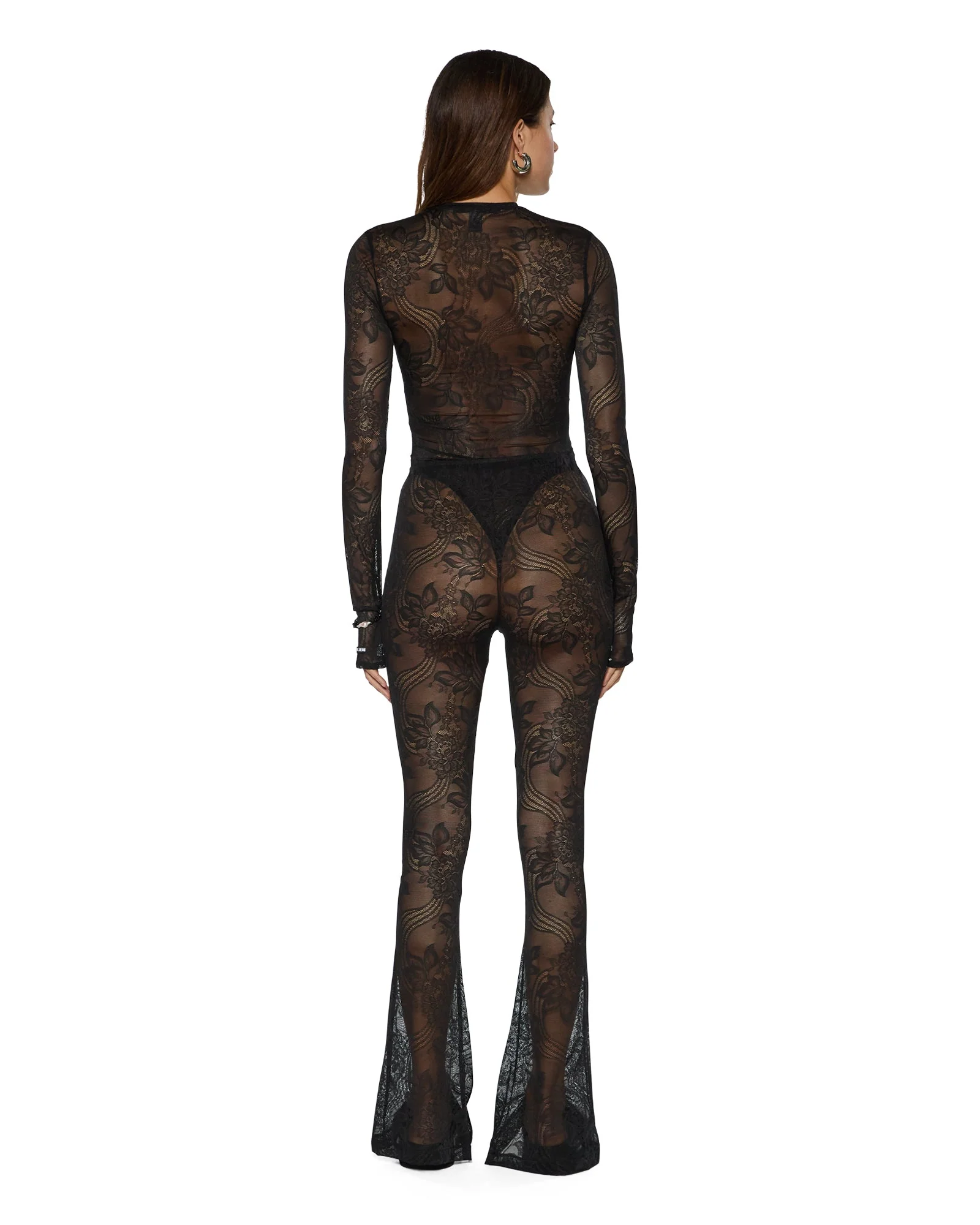 ADELE LS BODYSUIT BLACK LACE - Image 4