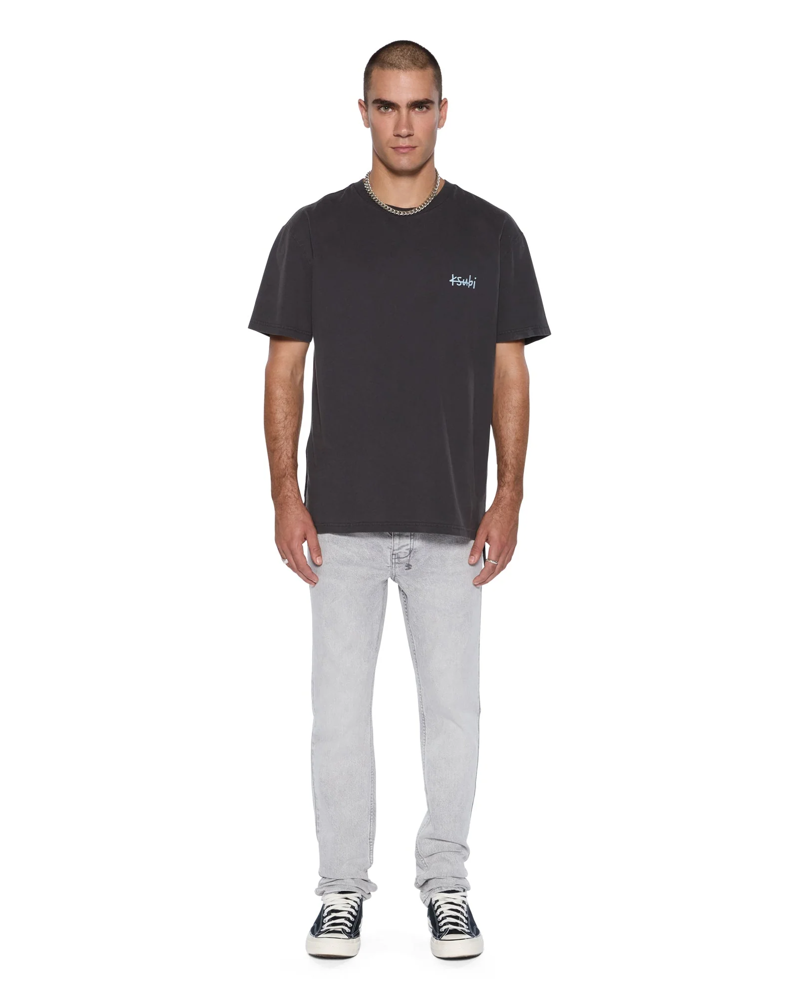 ALLDAY BIGGIE SS TEE FADED BLACK - Image 2