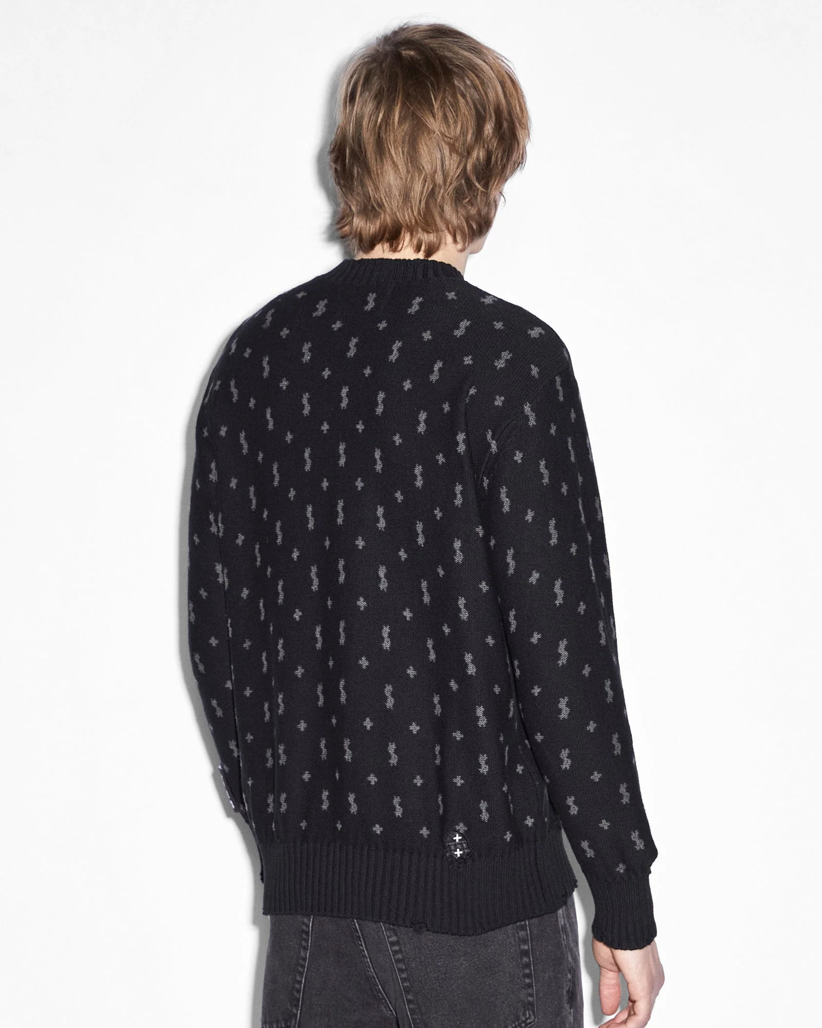 ALLSTAR KNIT CREW BLACK - Image 2