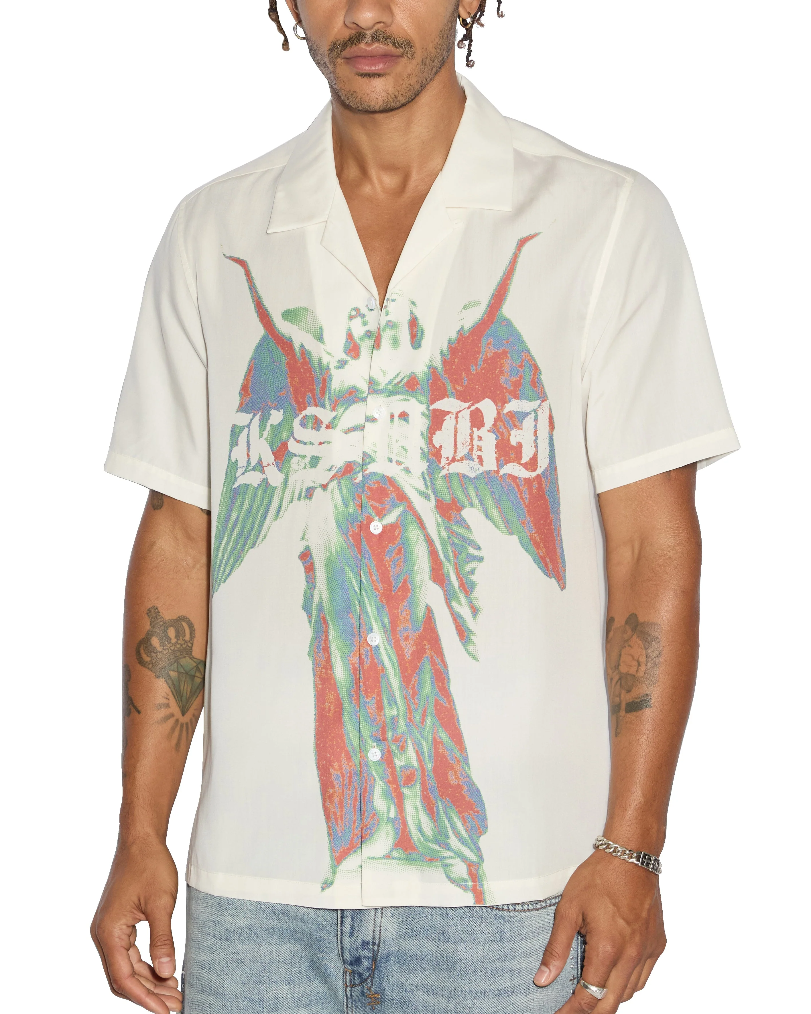 ANGELIK RESORT SS SHIRT WHITE - Image 3