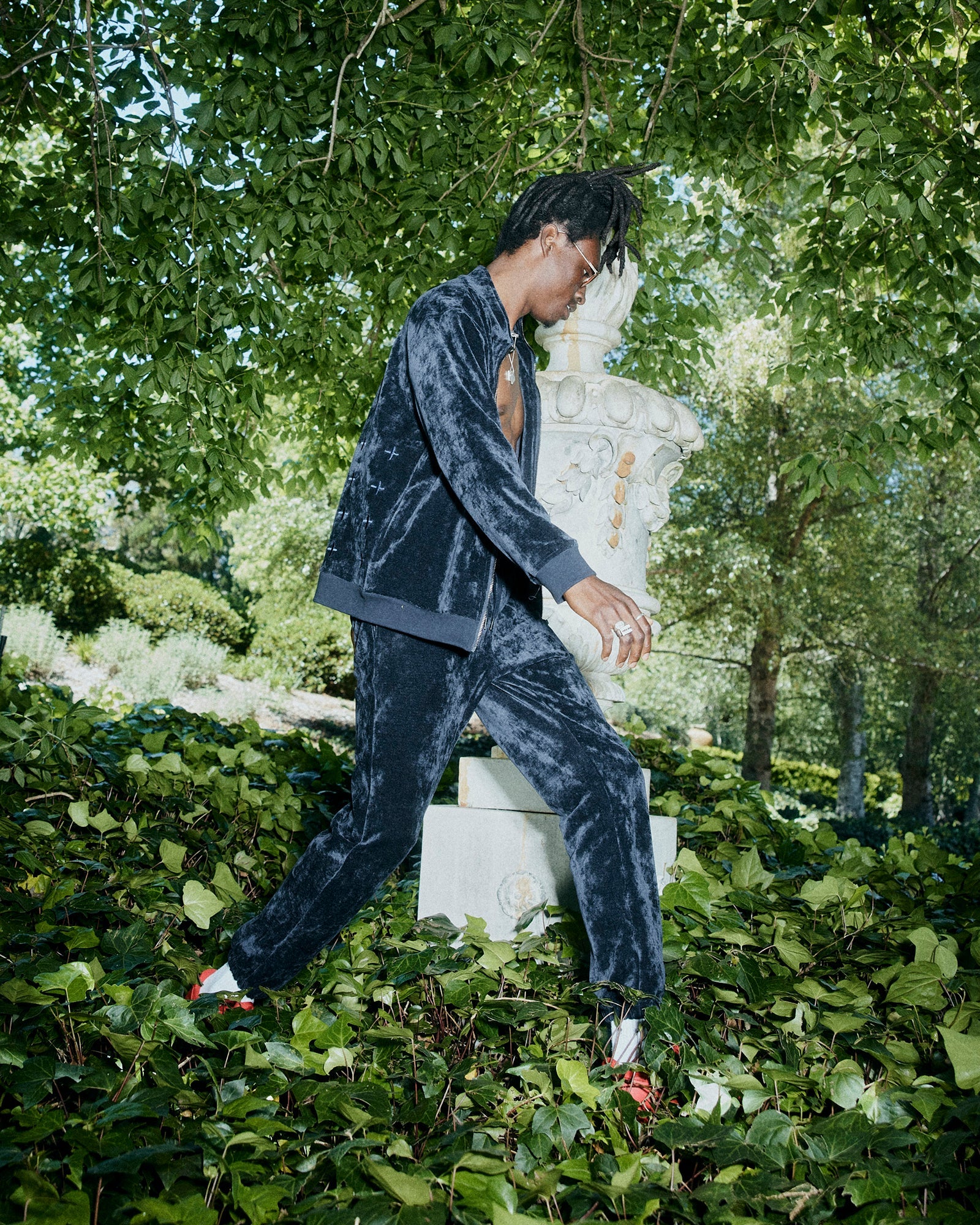 ANTIDOTE TRACK JACKET PETROL - Image 5