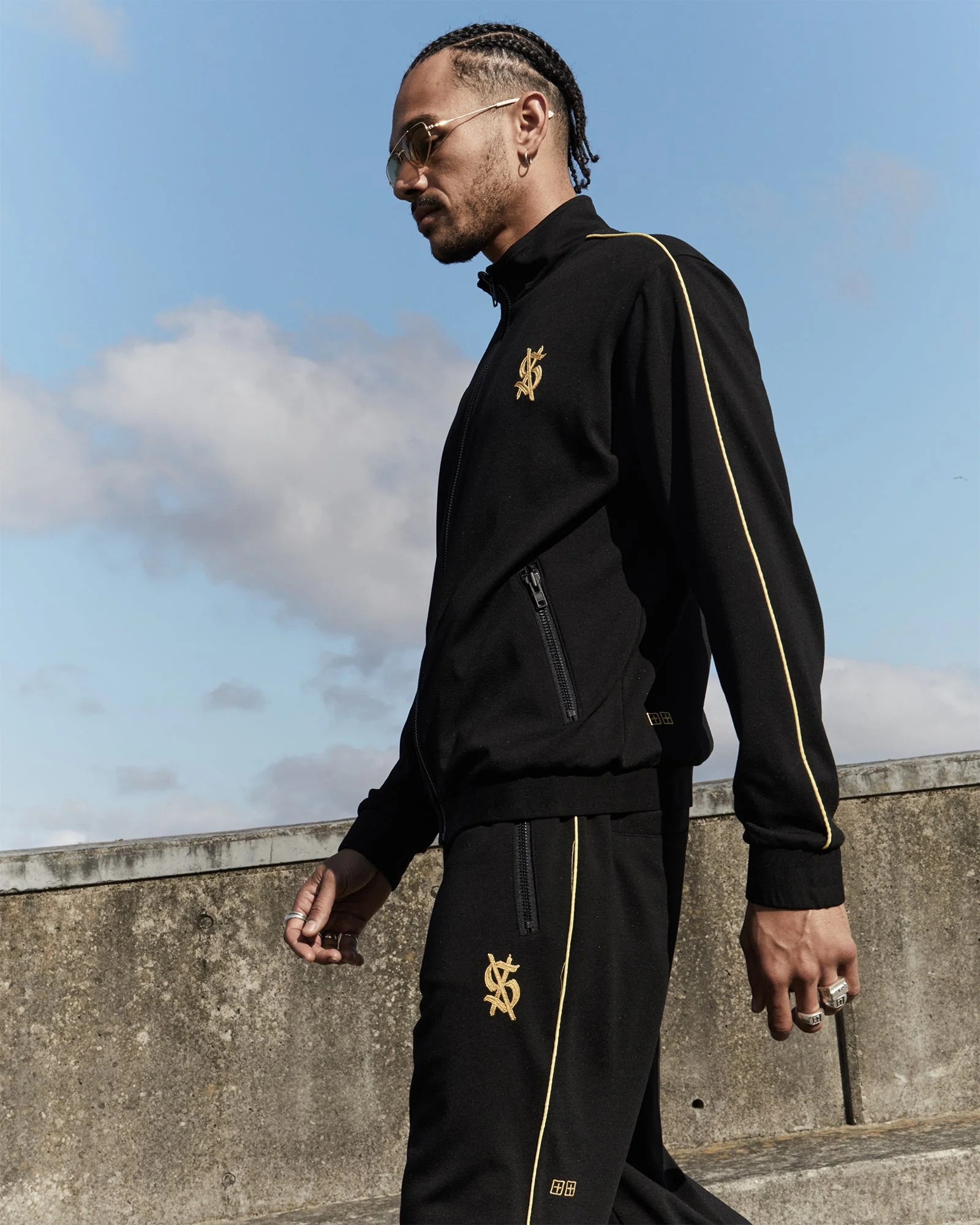 ANTIDOTE TRAK JACKET BLACK/YELLOW - Image 2