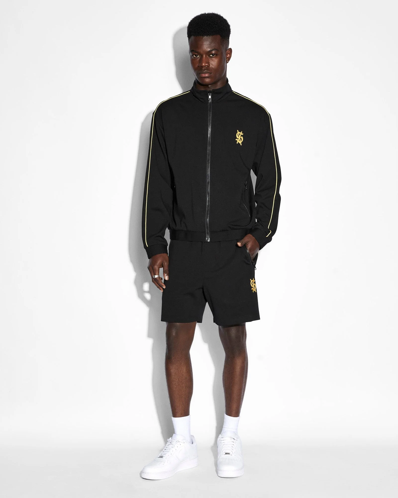 ANTIDOTE TRAK JACKET BLACK/YELLOW - Image 3