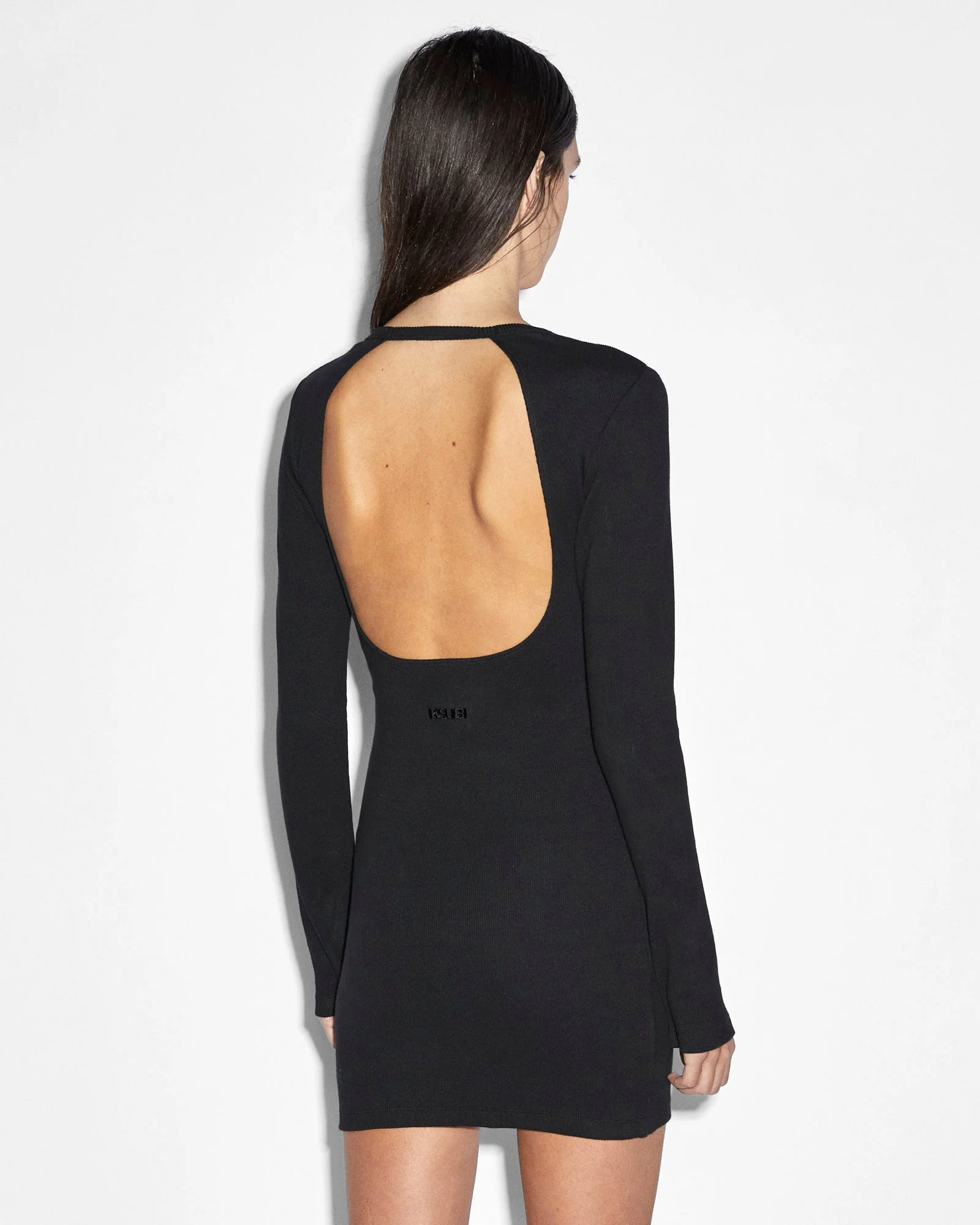 ARISE LS KEYHOLE DRESS BLACK - Image 2