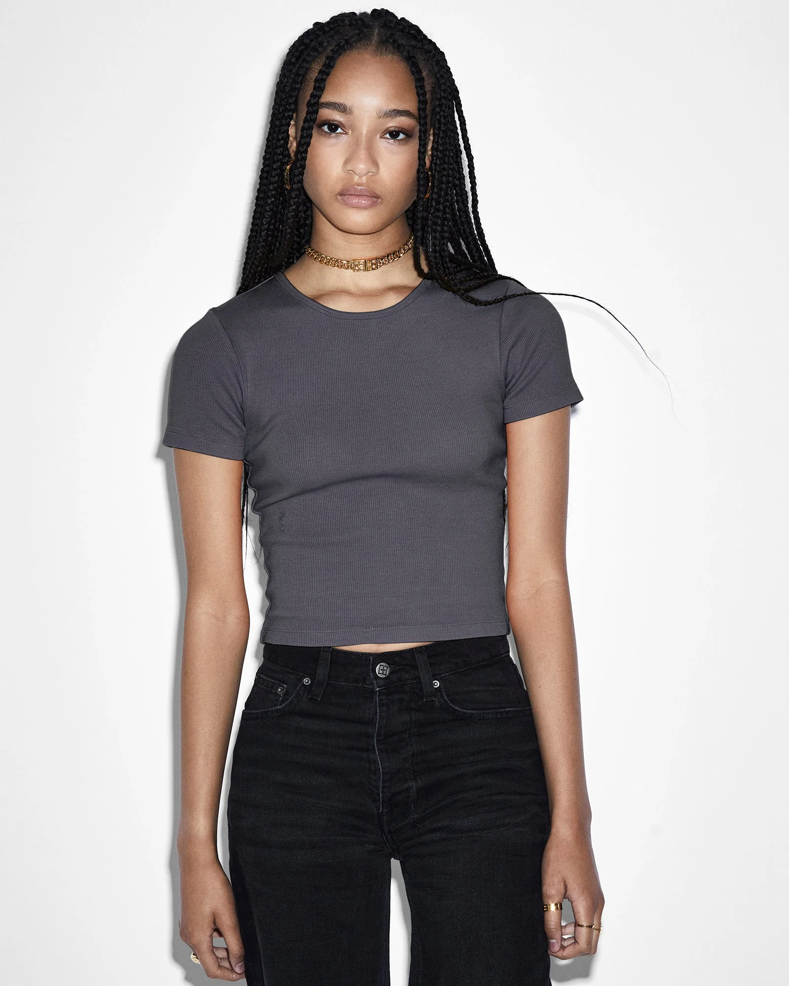 ARISE SS TEE COAL - Image 4
