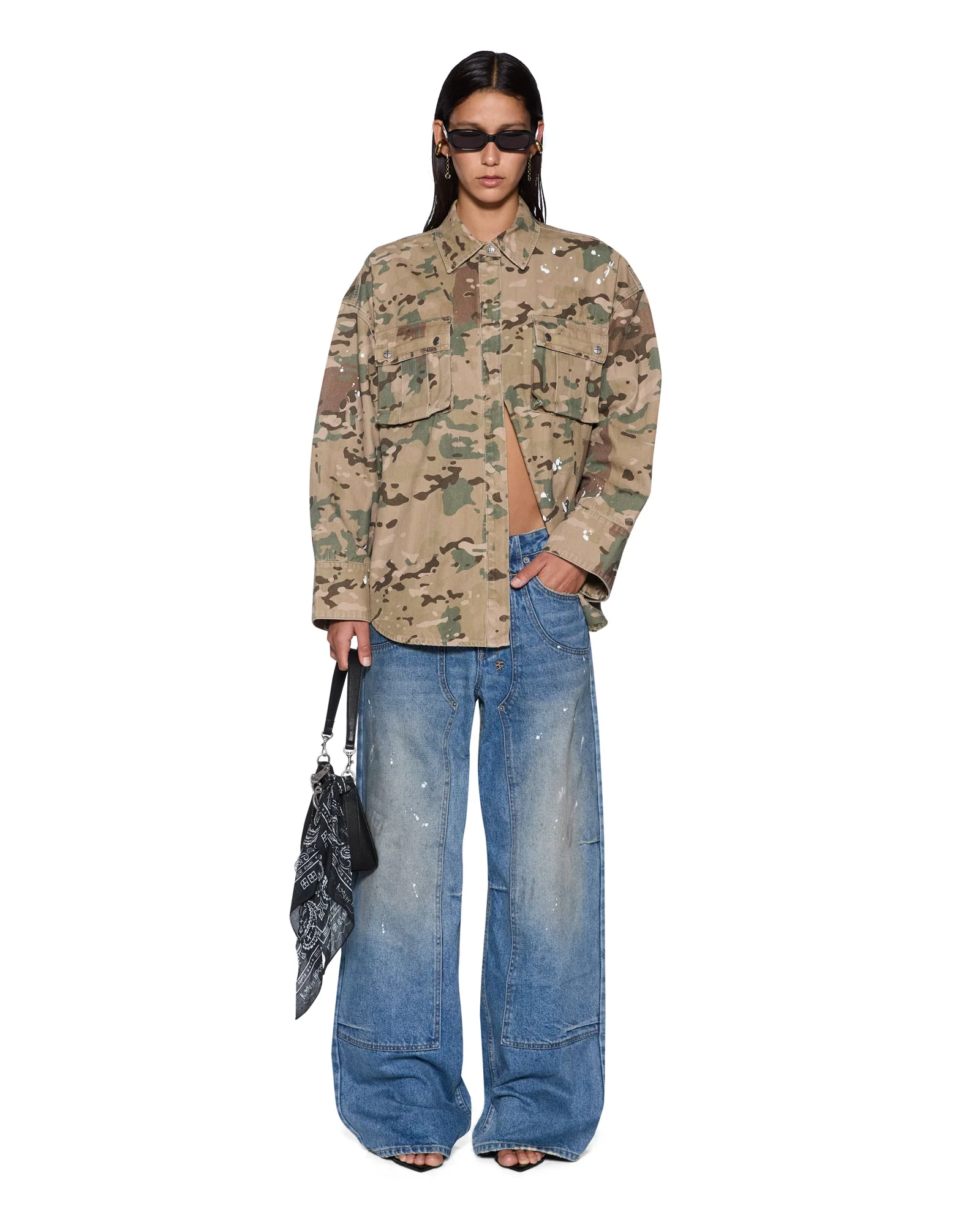 ASTRA CARGO LS SHIRT WOODLAND CAMO - Image 2