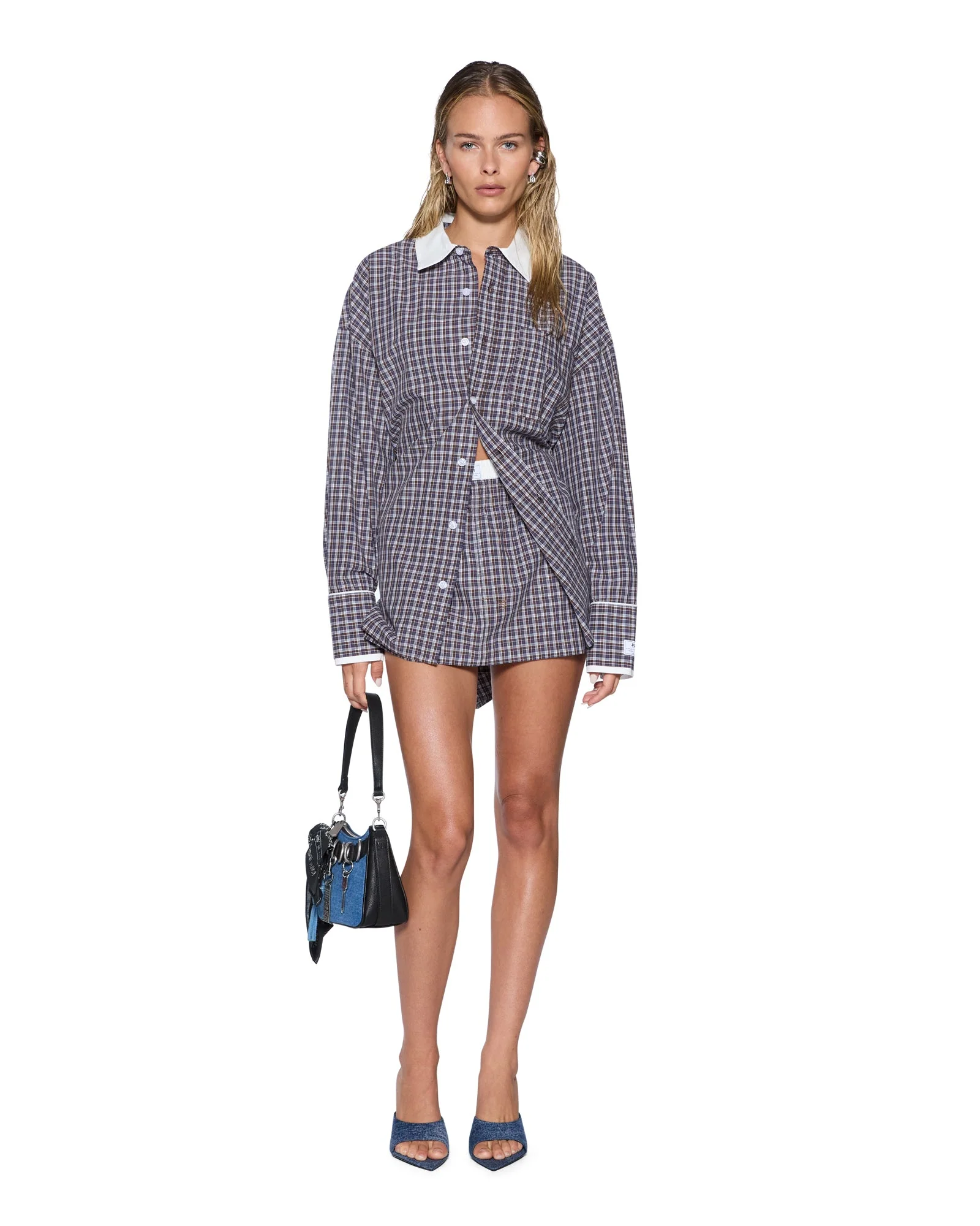 ASTRA LS SHIRT WHITE PLAID - Image 2