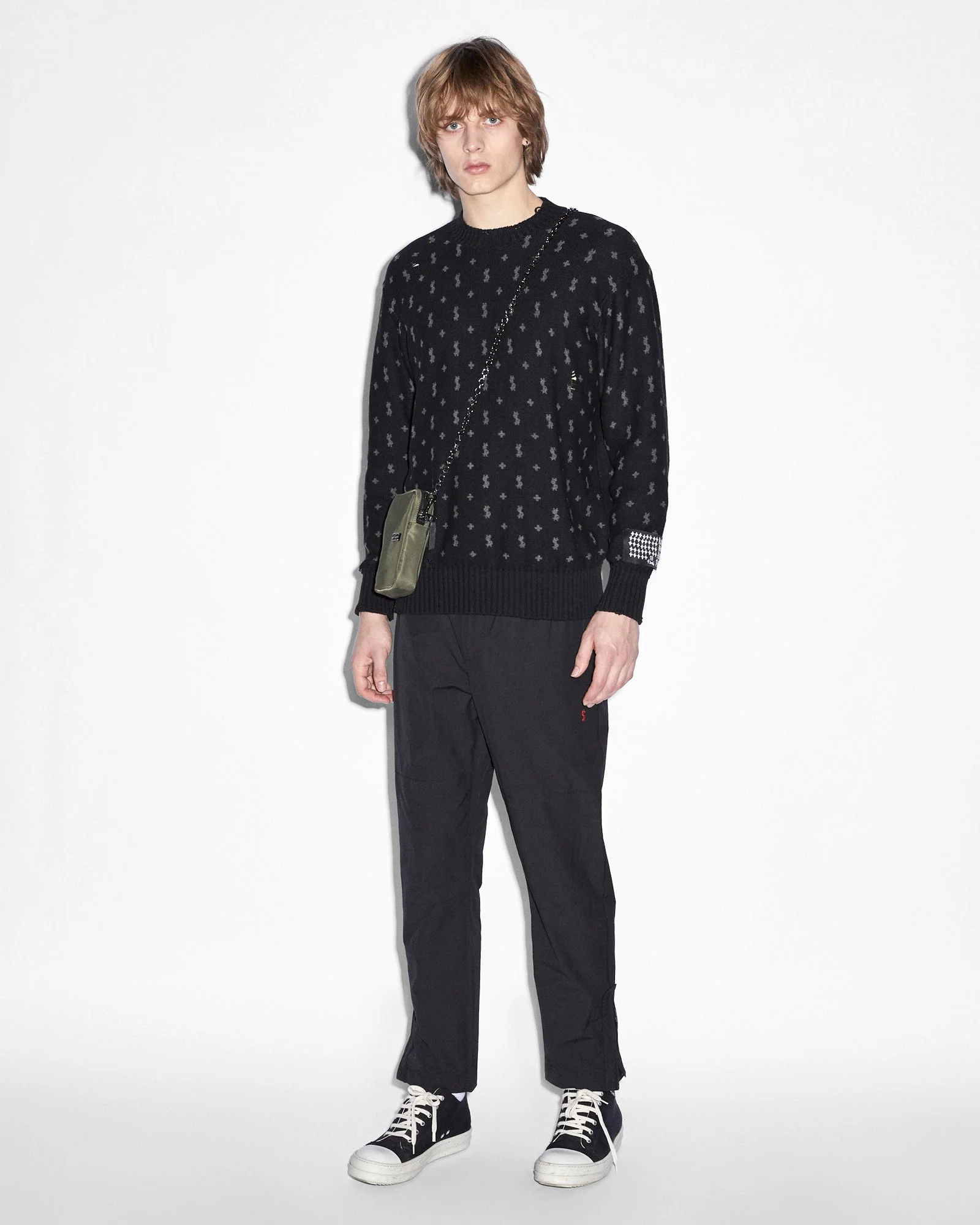 AXIOM PANT BLACK RED - Image 2