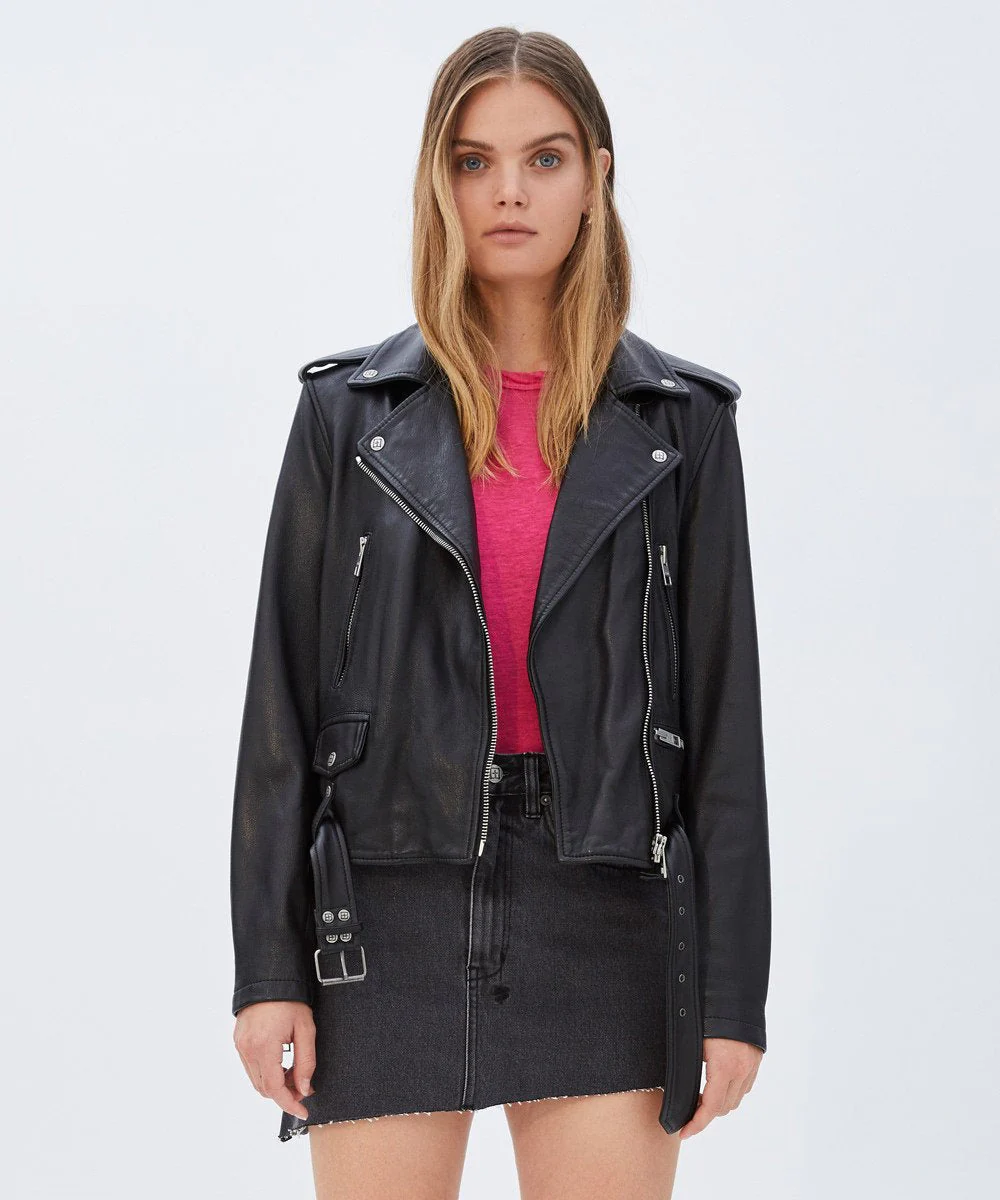 BAD COMPANY BIKER BLACK LEATHER - Image 2
