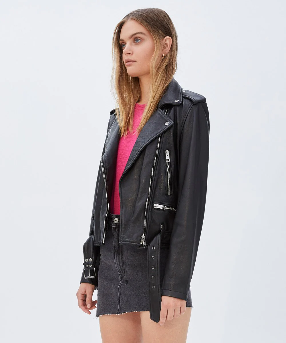 BAD COMPANY BIKER BLACK LEATHER - Image 3