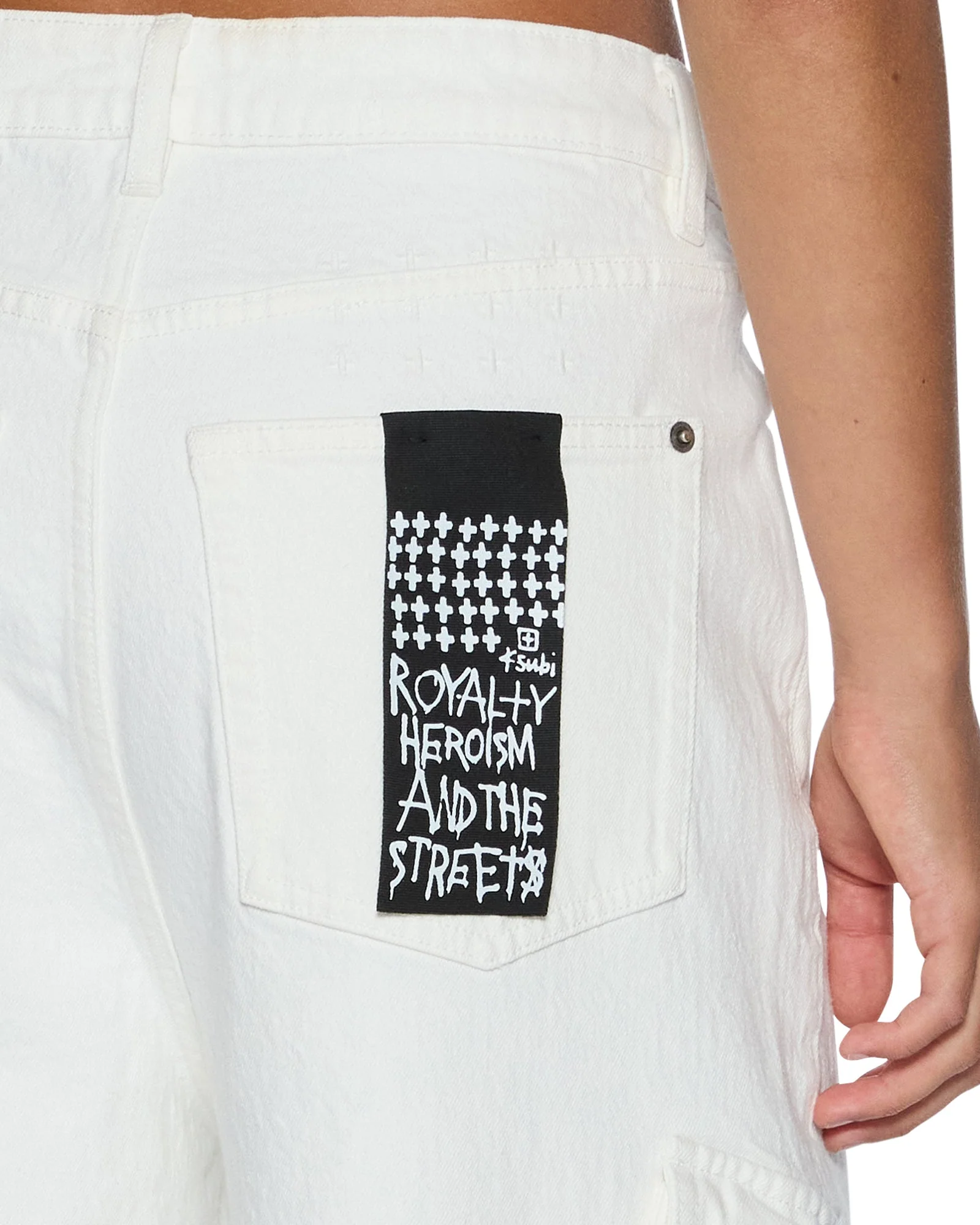 BAGGY JEAN CARGO ECRU - Image 3