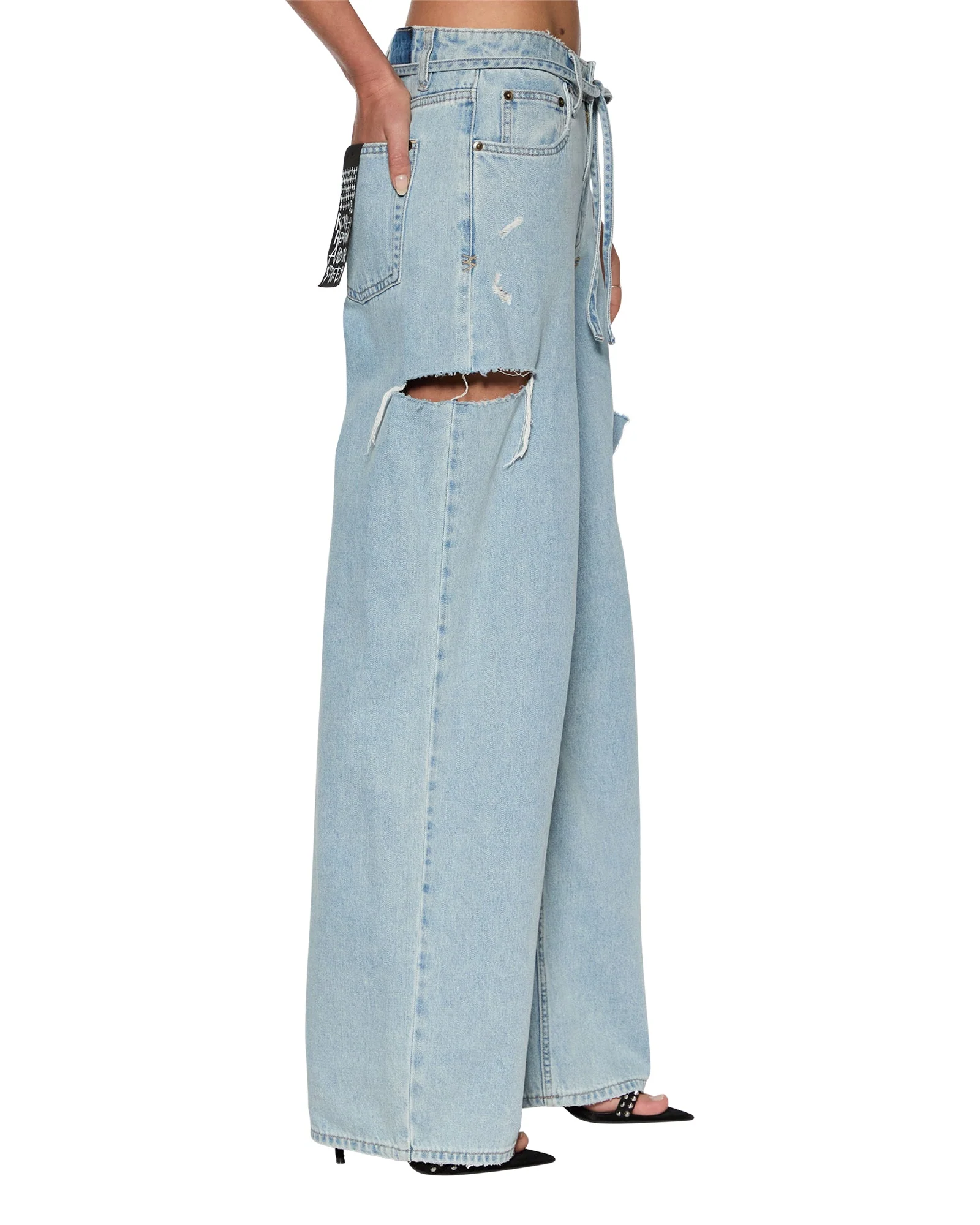 BAGGY JEAN ROLLIN KUT OUT - Image 3