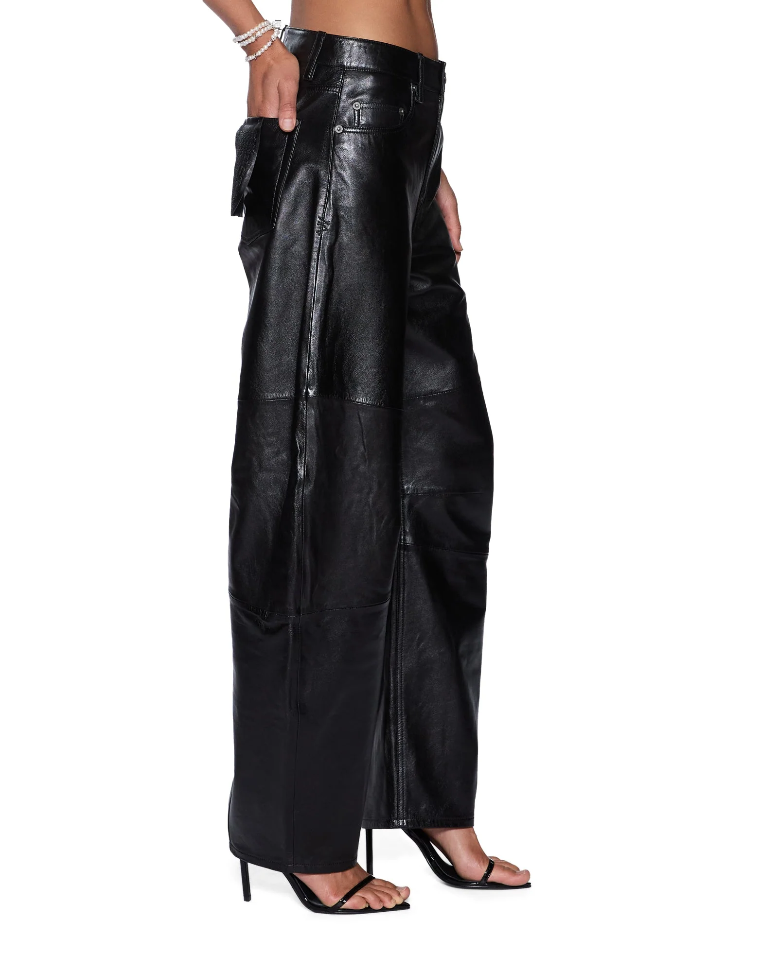 BARREL PANT BLACK - Image 2