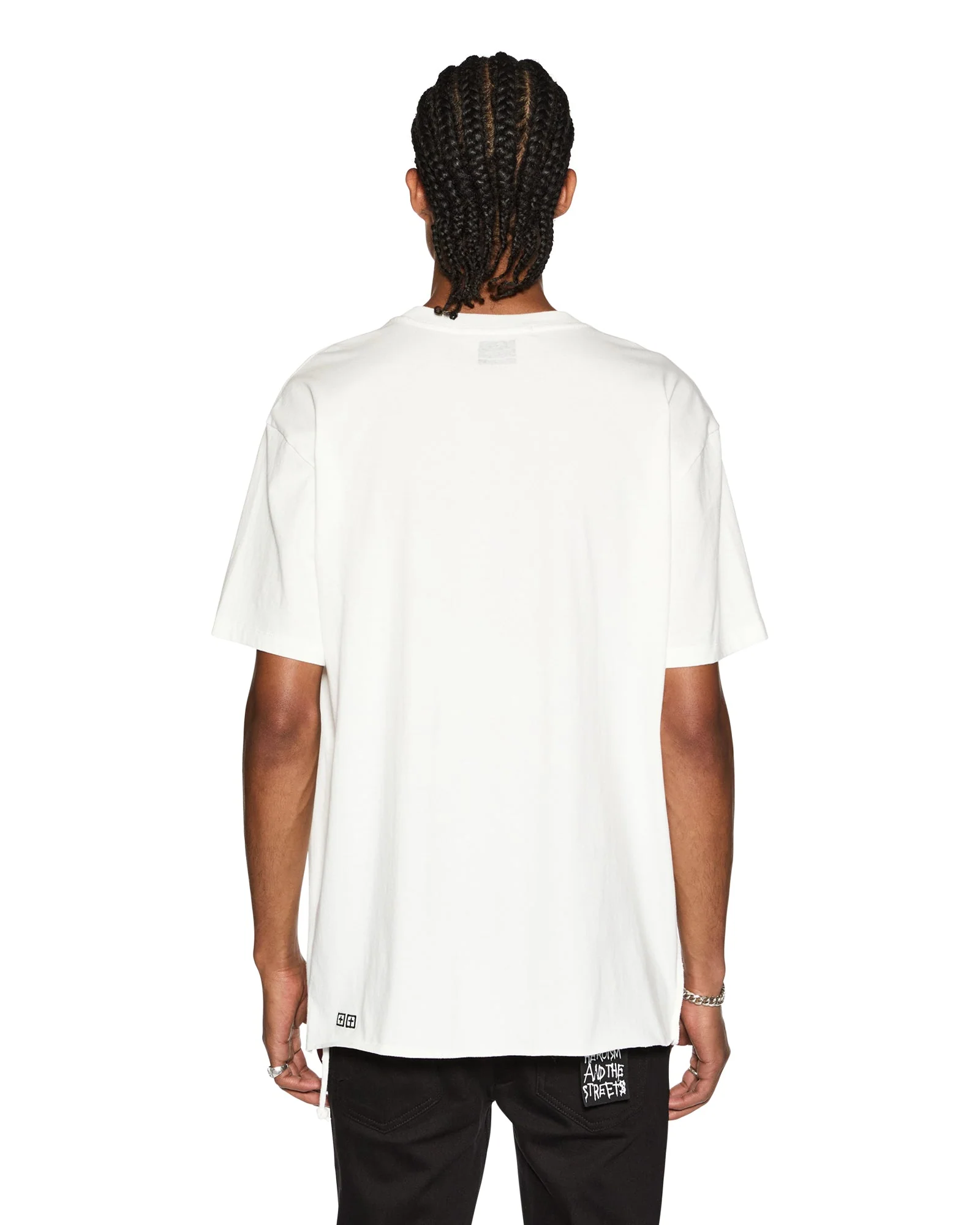 BIGGIE SS TEE WORN IN WHITE - Image 3