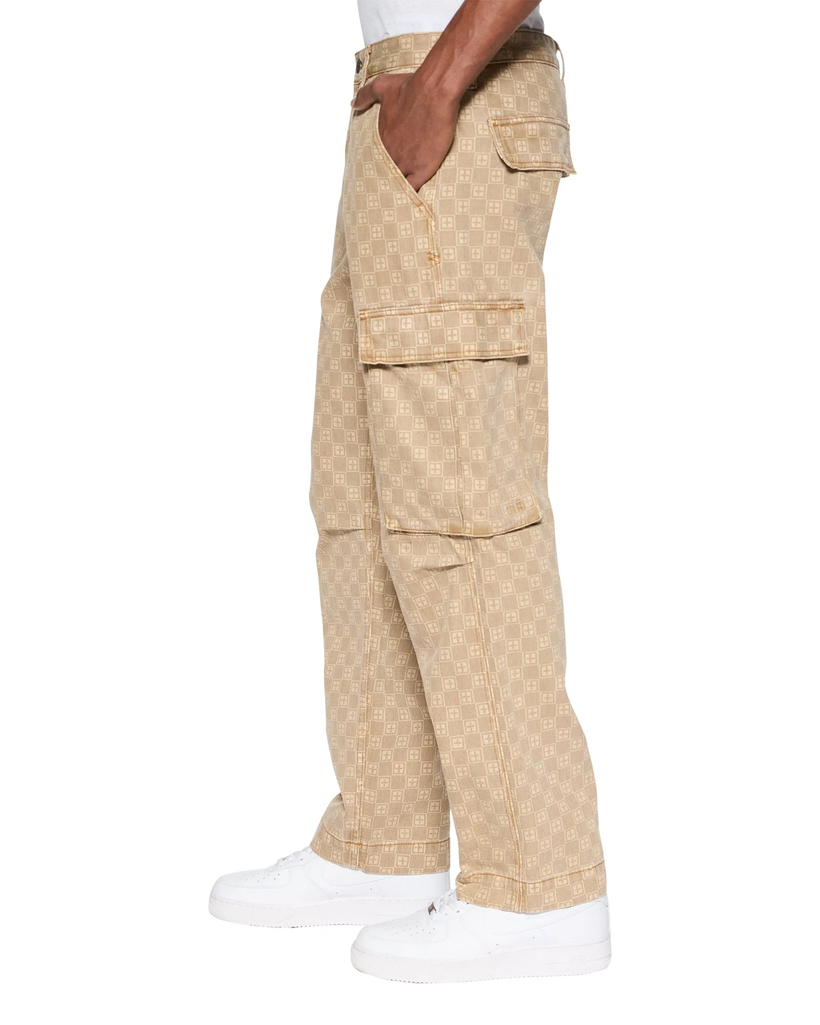 BOX FUGITIVE CARGO PANT TAN - Image 2