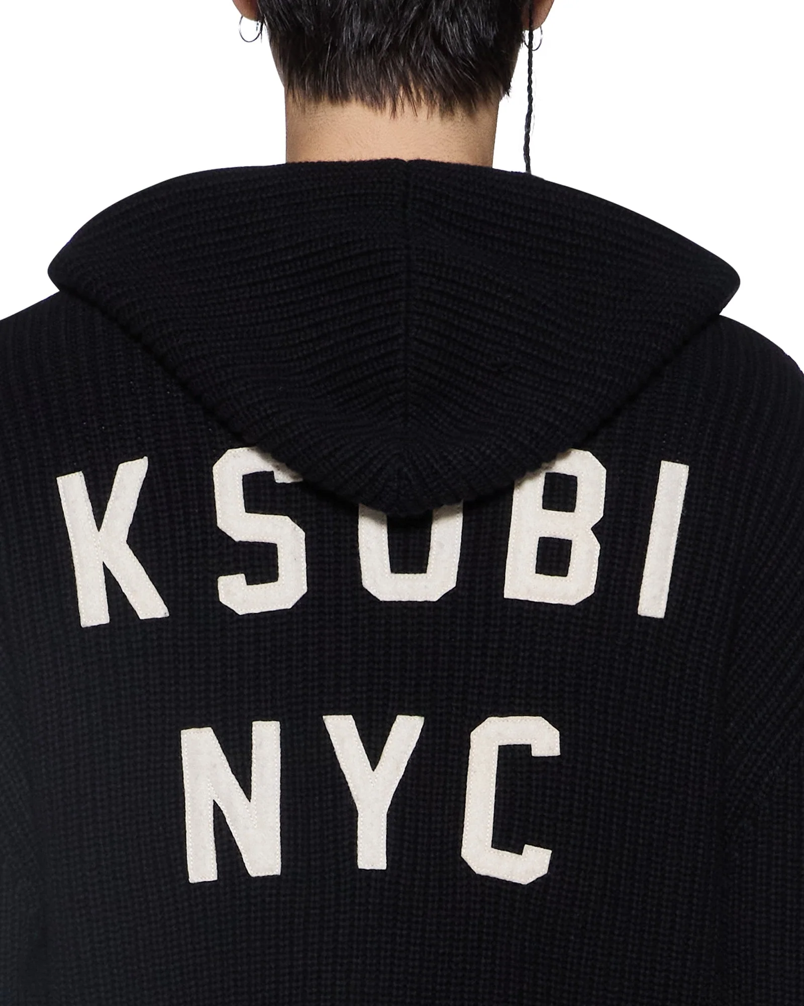 BOXER ZIP KNIT HOODIE MIDNIGHT - Image 4