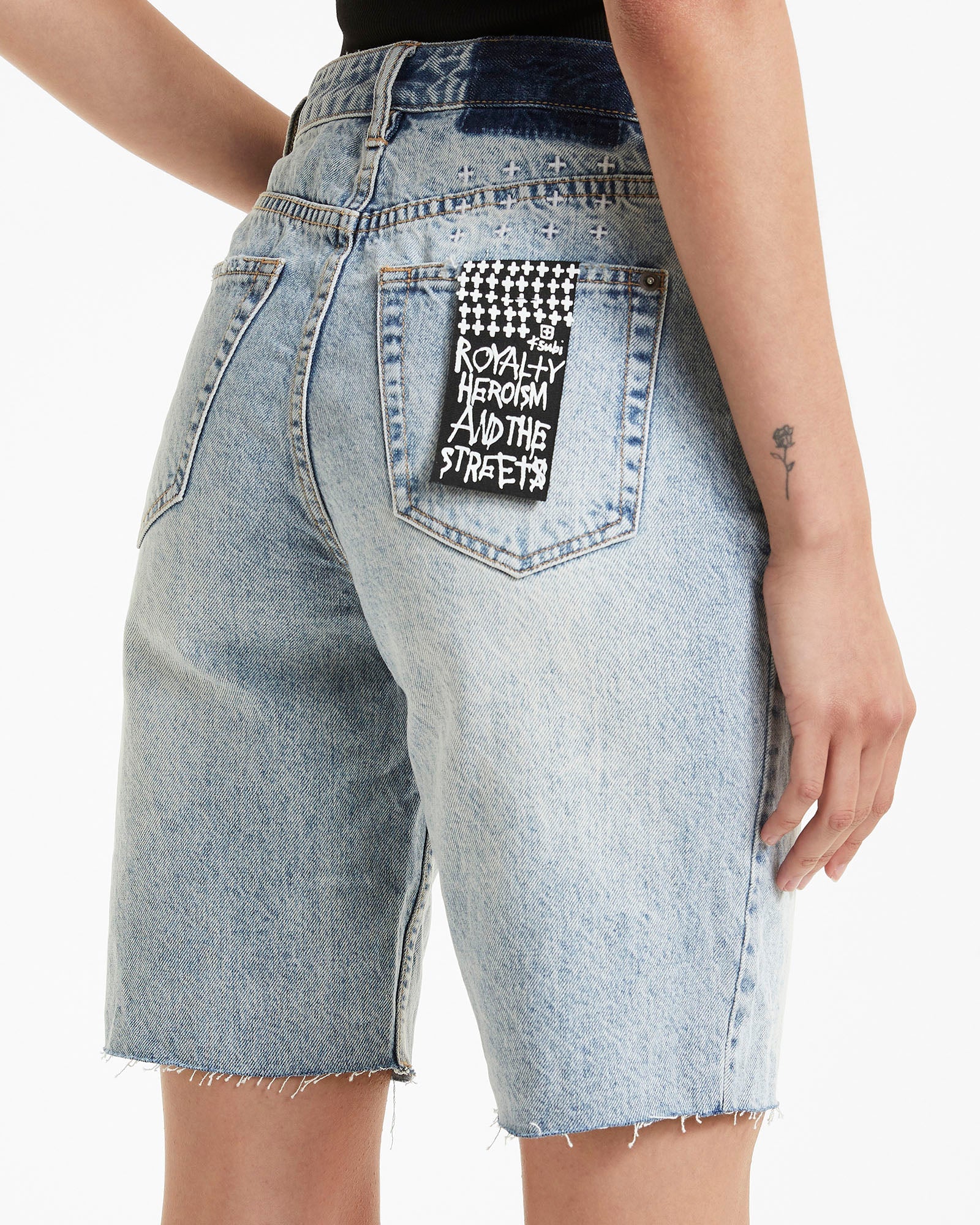 BROOKLYN SHORT SKREAM TRASHED - Image 6