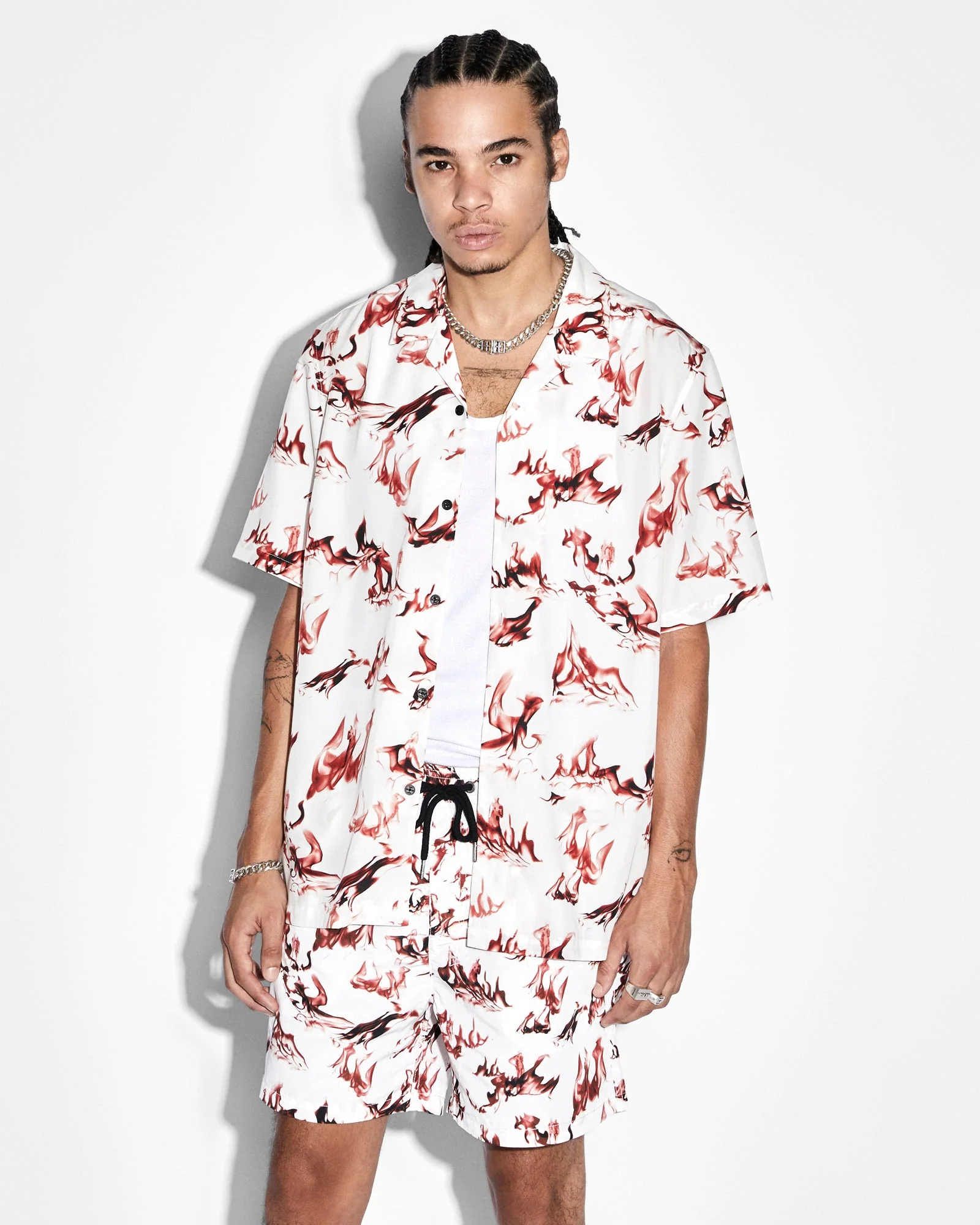 BURNT BOARDSHORT WHITE - Image 6