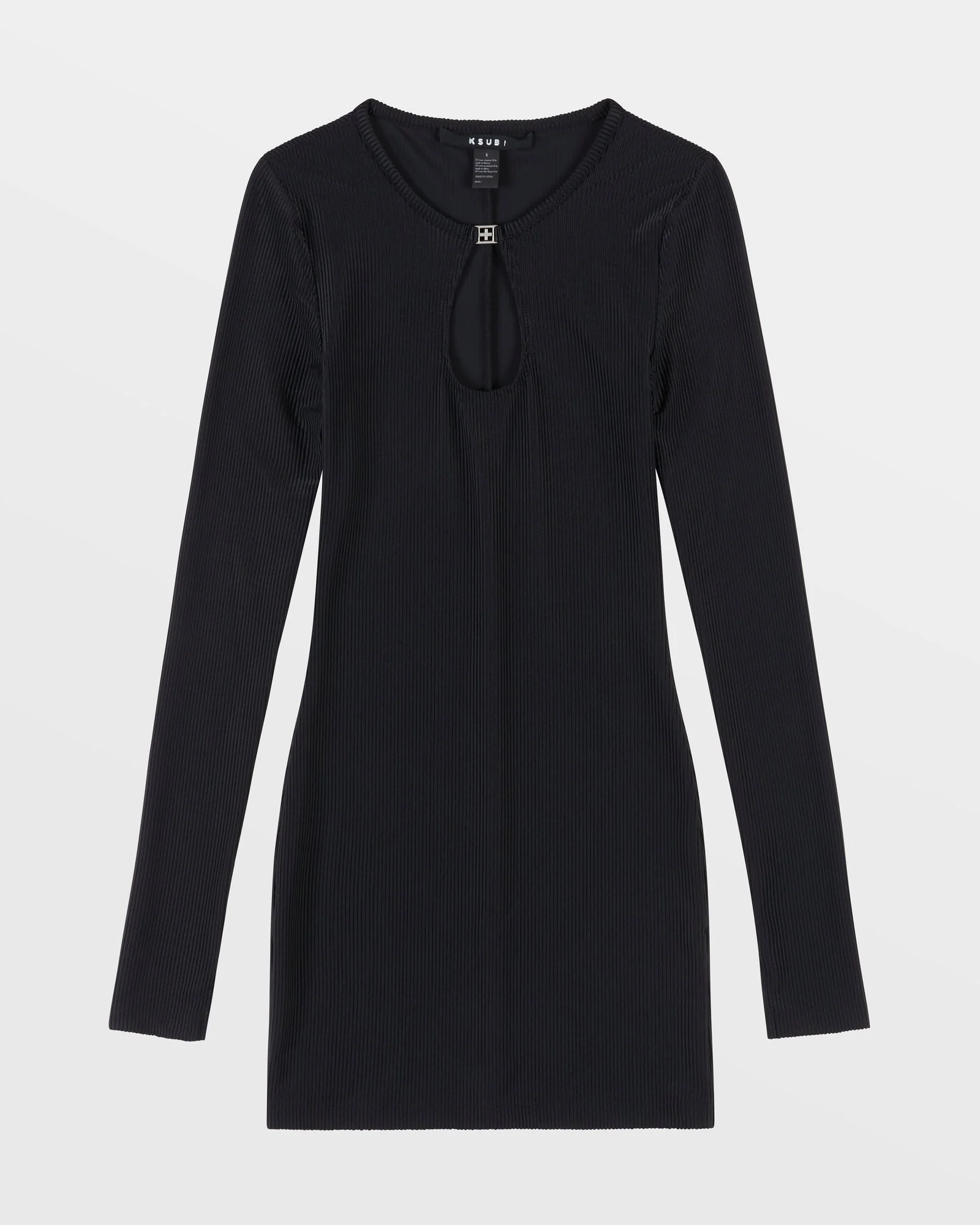 CHARMED KEYHOLE DRESS BLACK - Image 5