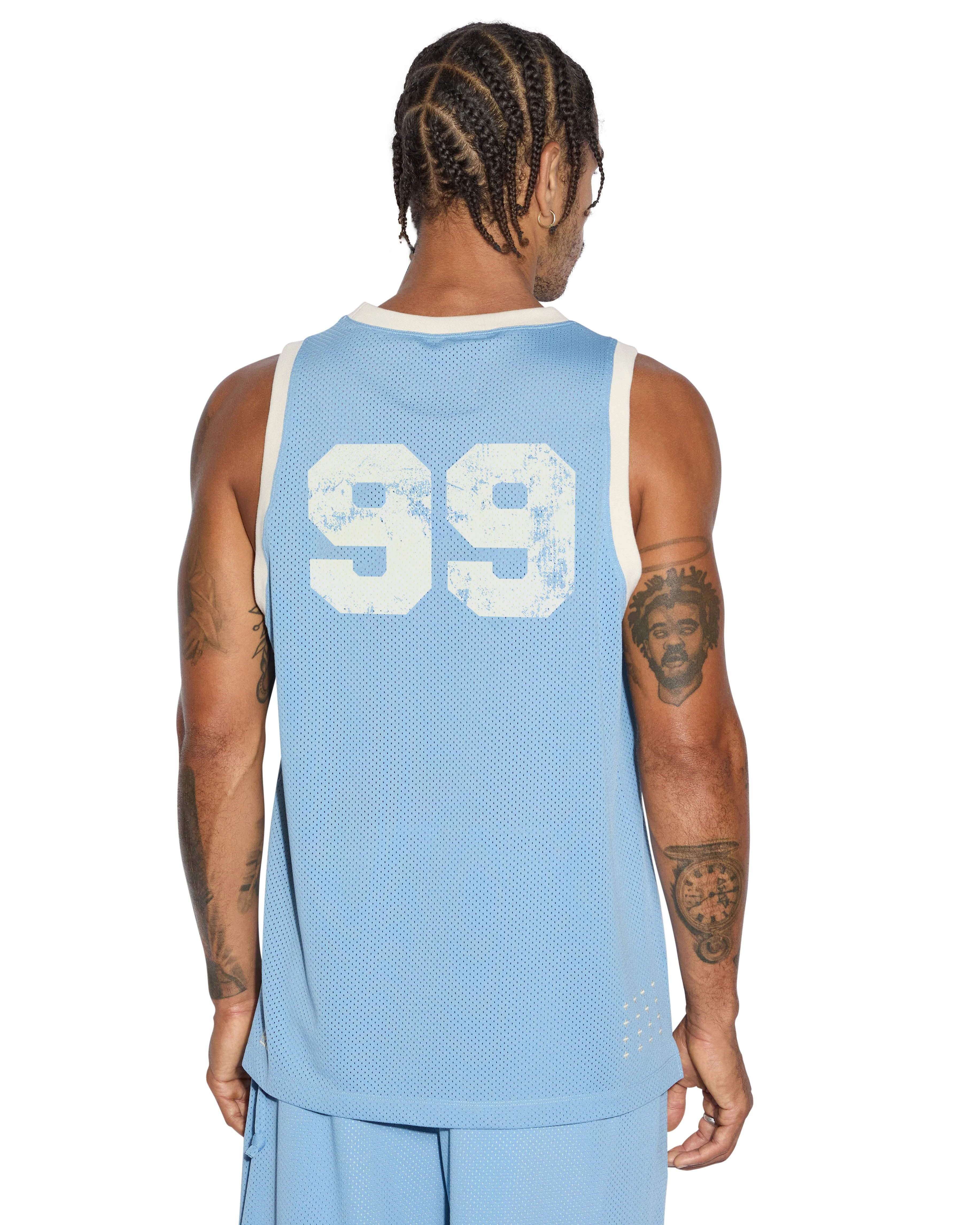CLUBHOUSE PICK UP SINGLET BLUE - Image 4