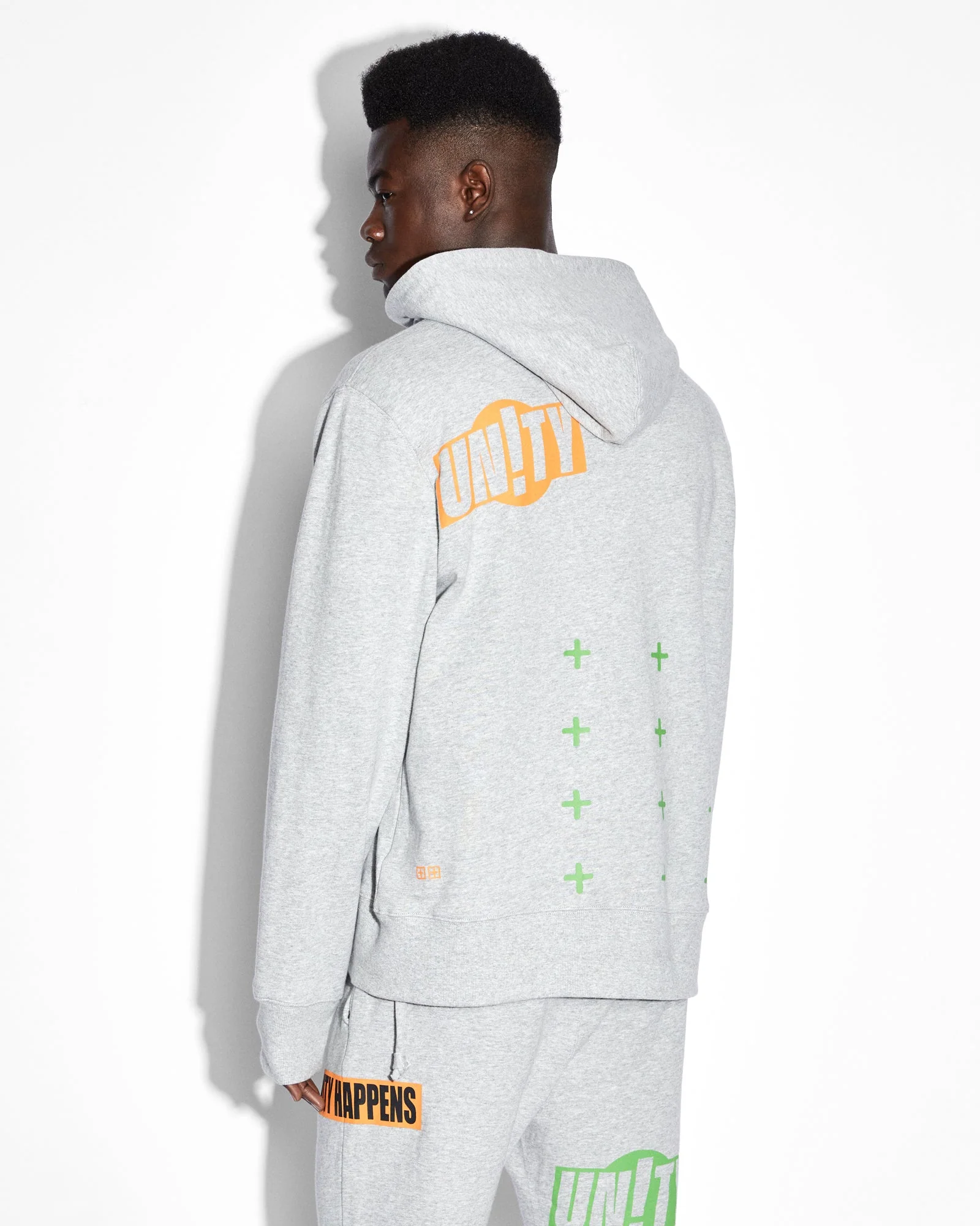 COLLECTIVE KASH HOODIE GREY MARLE - Image 5