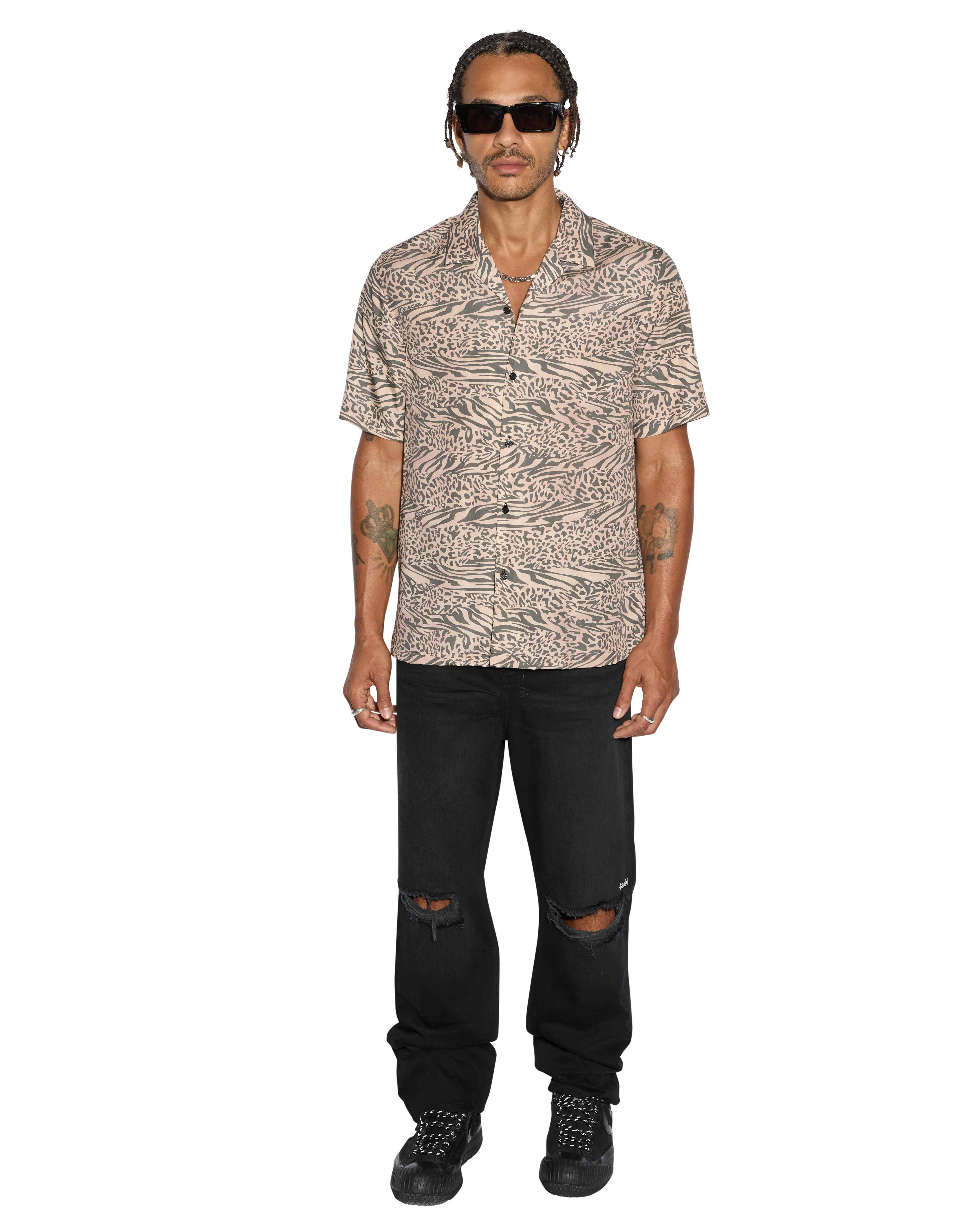 CONFUSED RESORT SS SHIRT LEO - Image 4