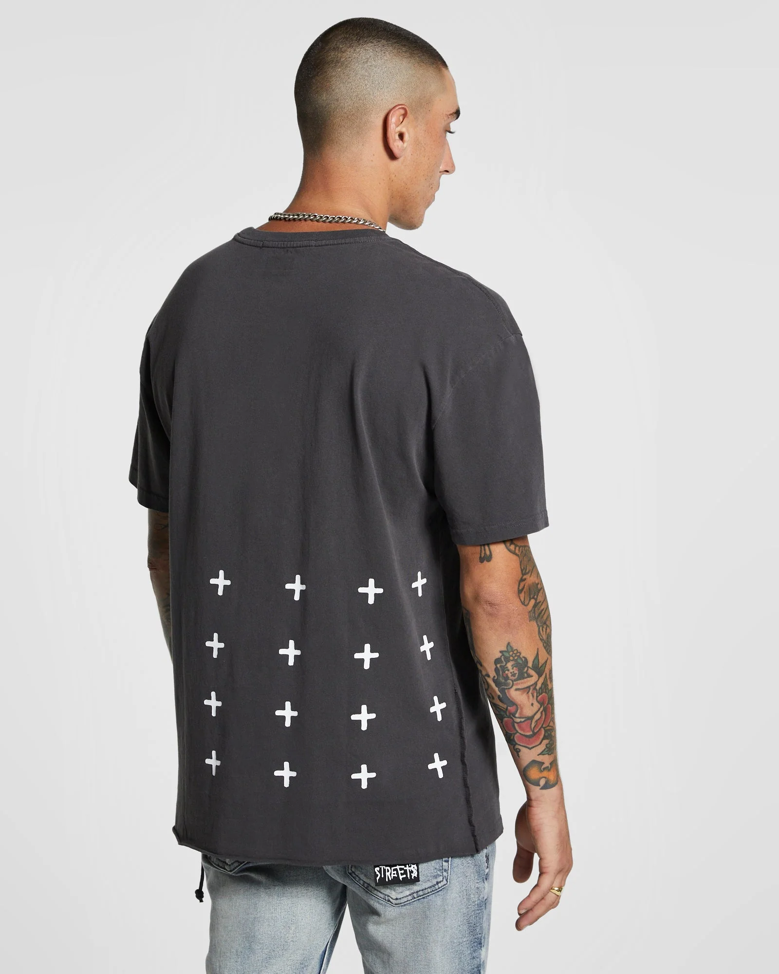 CONTACT BIGGIE SS TEE FADED BLACK - Image 2