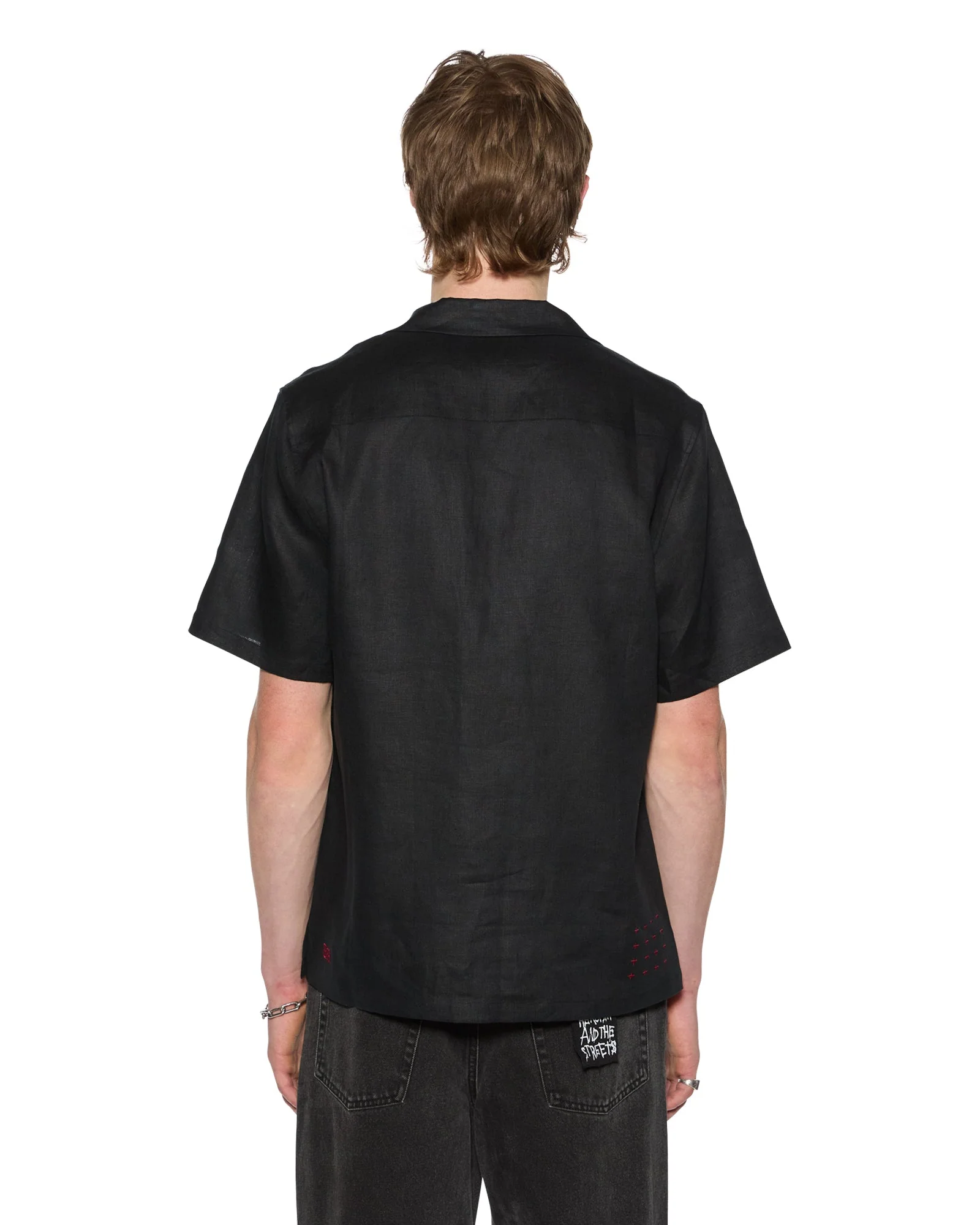 COSTA RESORT SS SHIRT BLACK - Image 4