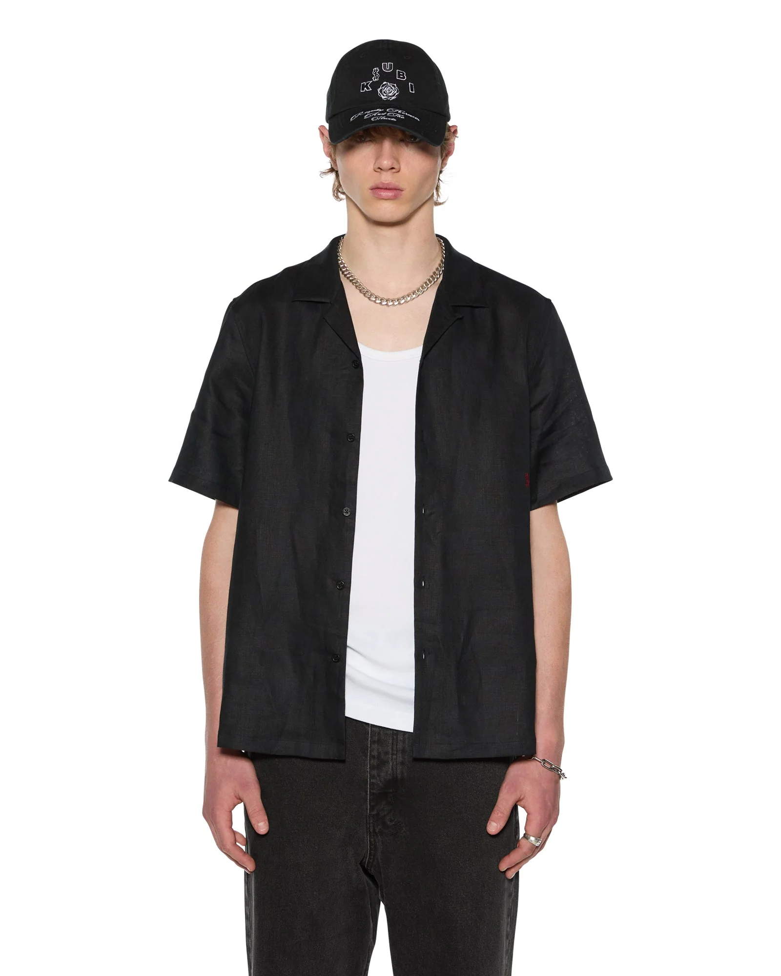 COSTA RESORT SS SHIRT BLACK - Image 6