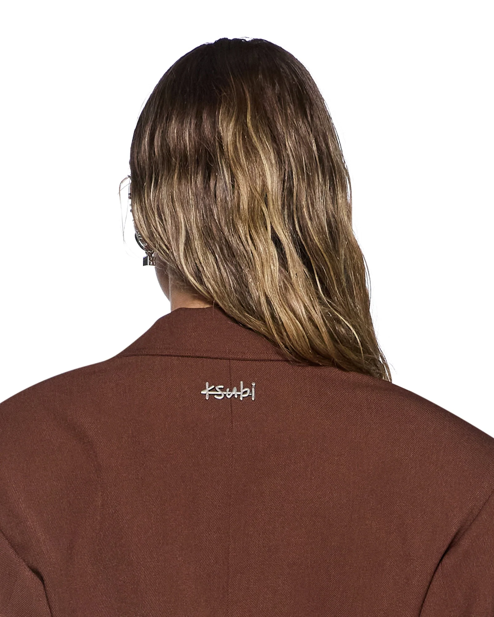DARE CINCHED BLAZER CHOCOLATE - Image 3