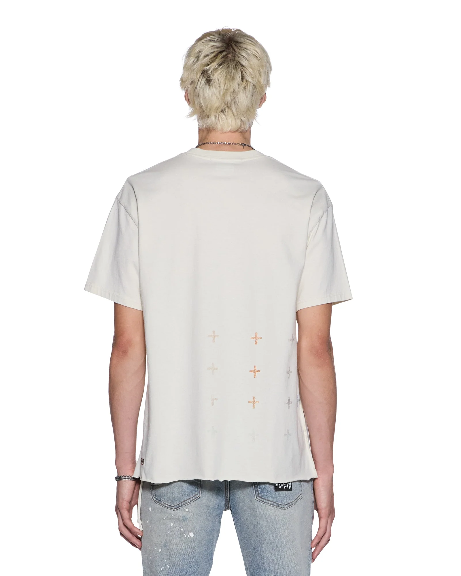 DEATH SNAKE BIGGIE SS TEE ANTIQUE WHITE - Image 2