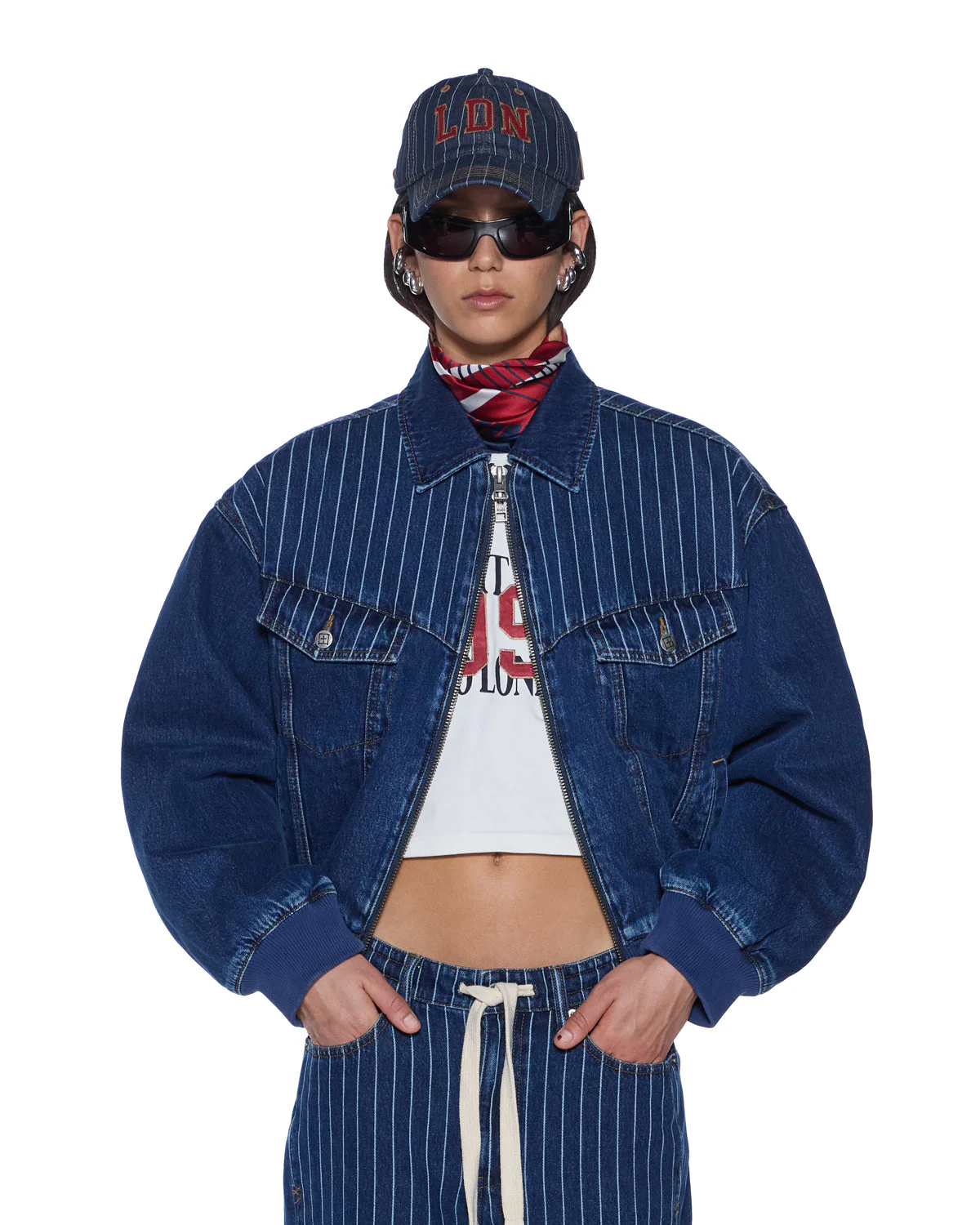 DISTRICT BOMBER MAYFAIR BLUE SPLICED - Image 3