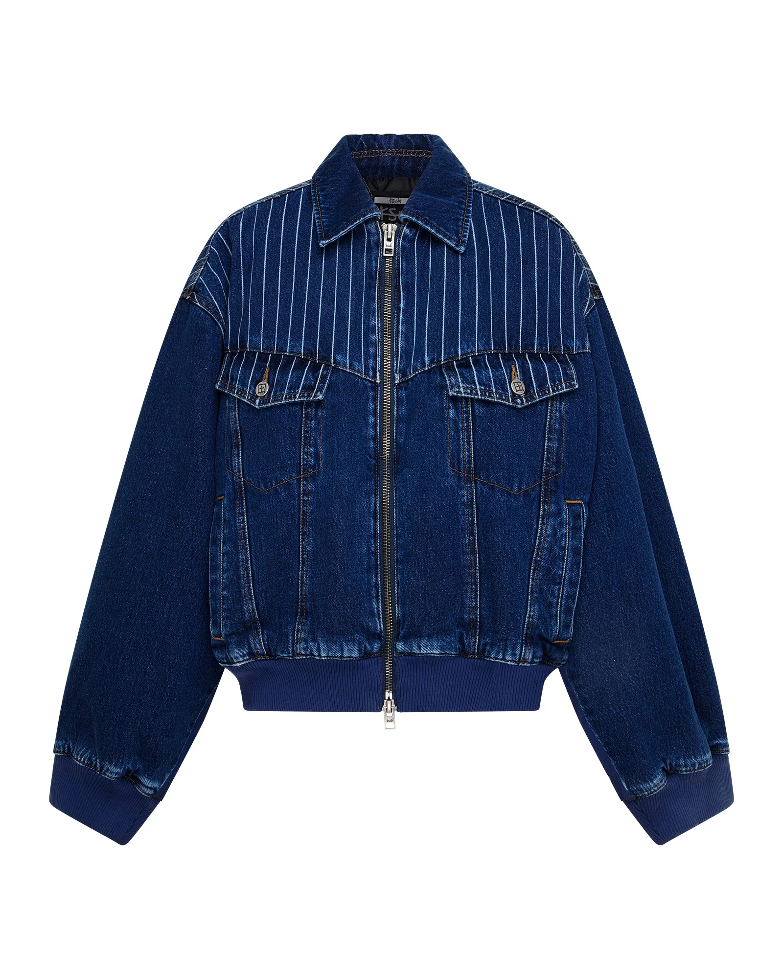 DISTRICT BOMBER MAYFAIR BLUE SPLICED - Image 6