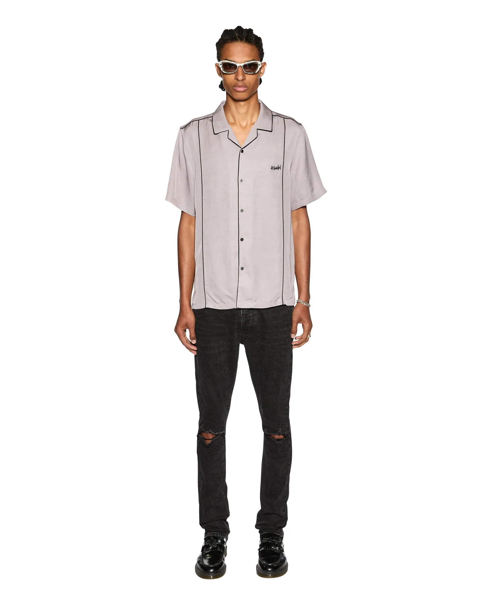 DOWNTOWN RESORT SS SHIRT HAZE - Image 5