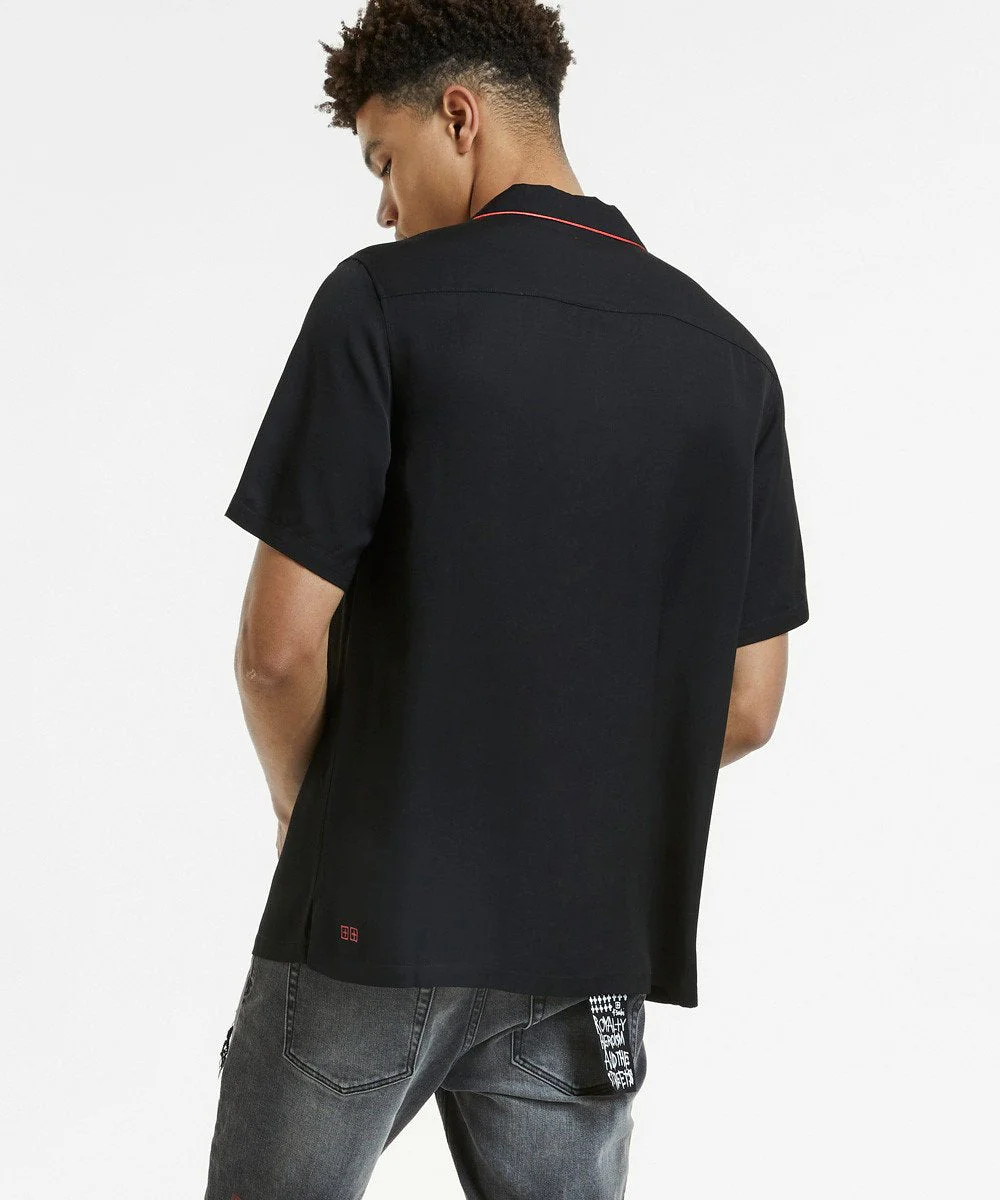DOWNTOWN SS SHIRT BLACK RED - Image 4