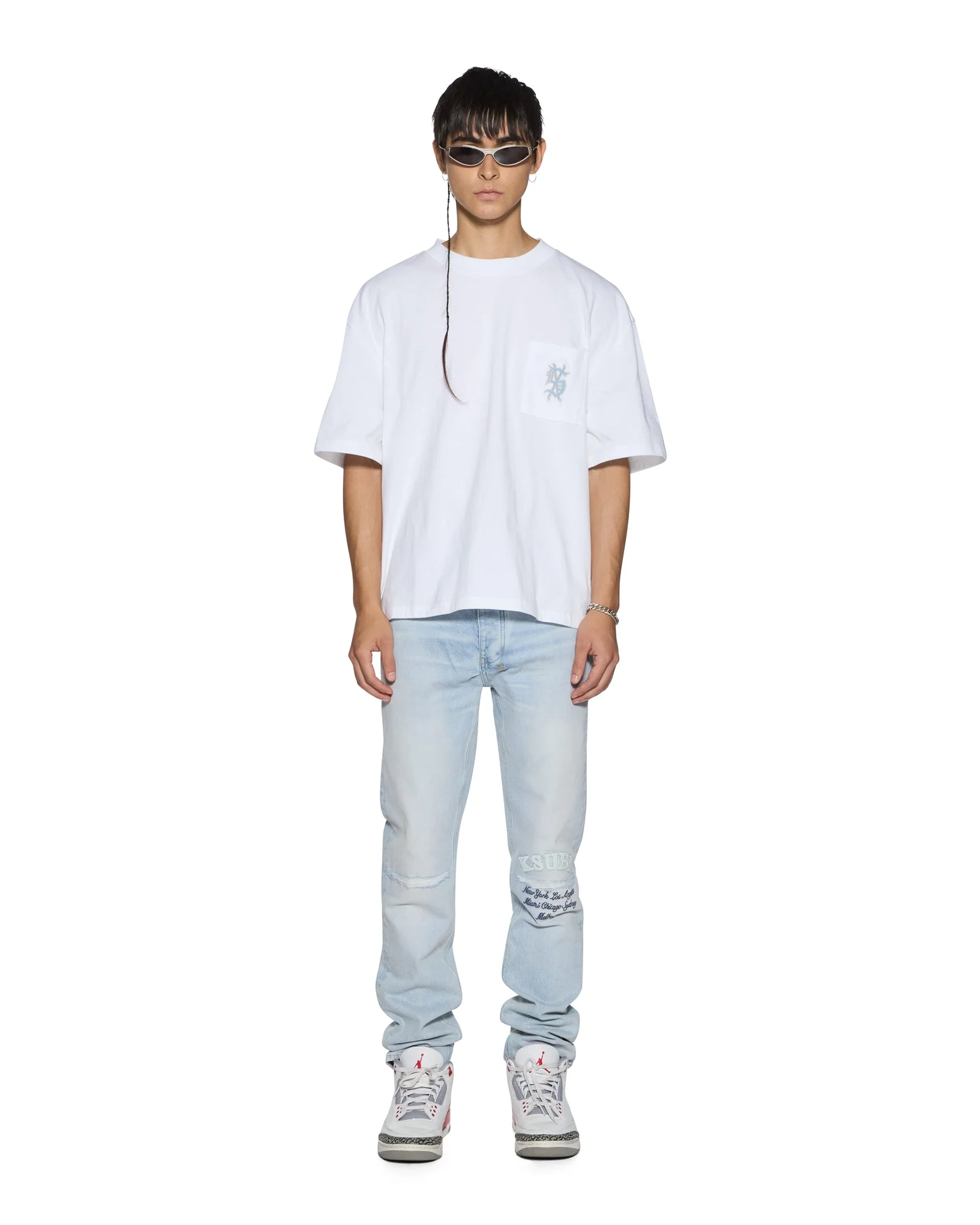 EFFECT EKCESS POCKET SS TEE TRU WHITE - Image 3