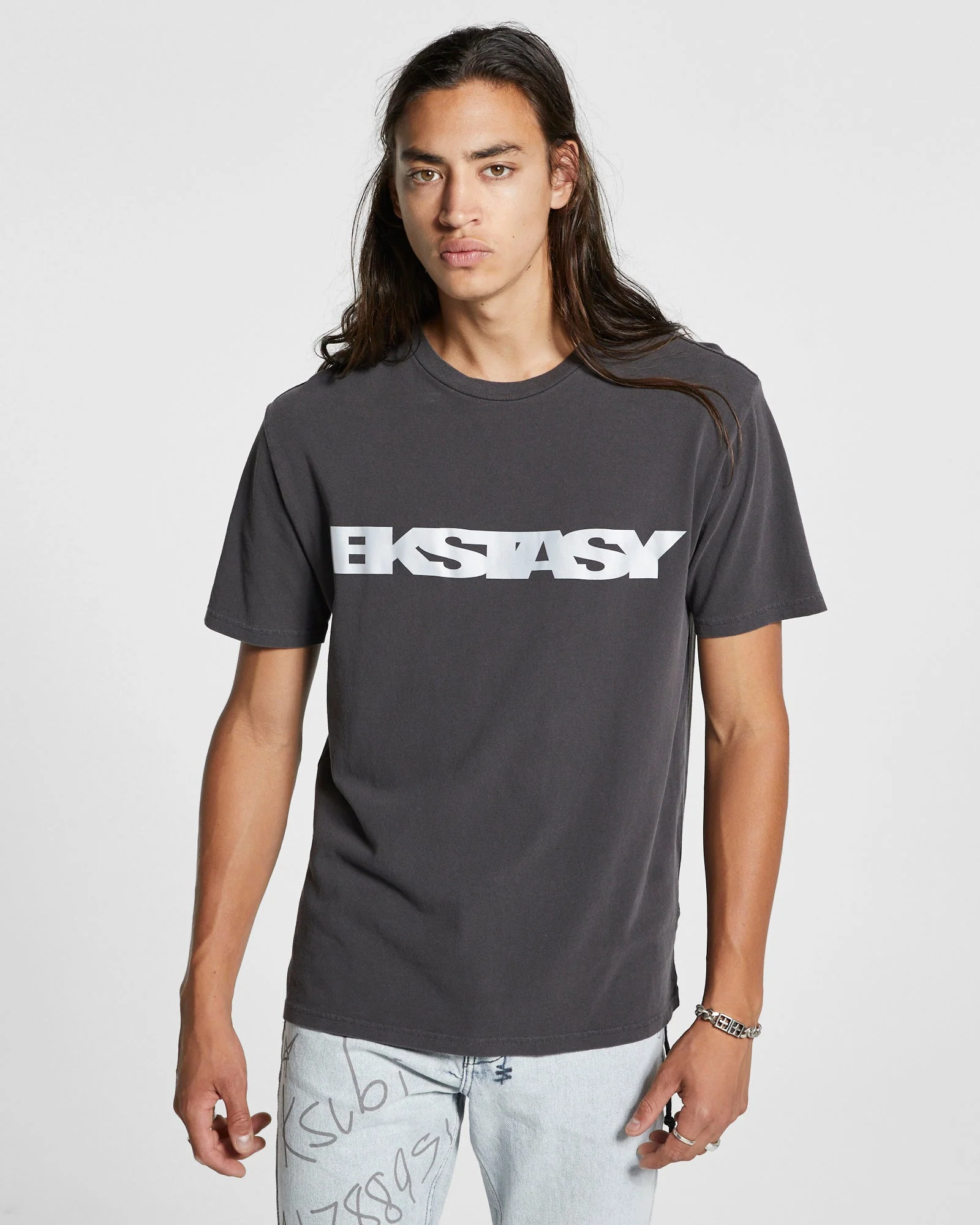 EKSTACY KASH SS TEE FADED BLAC