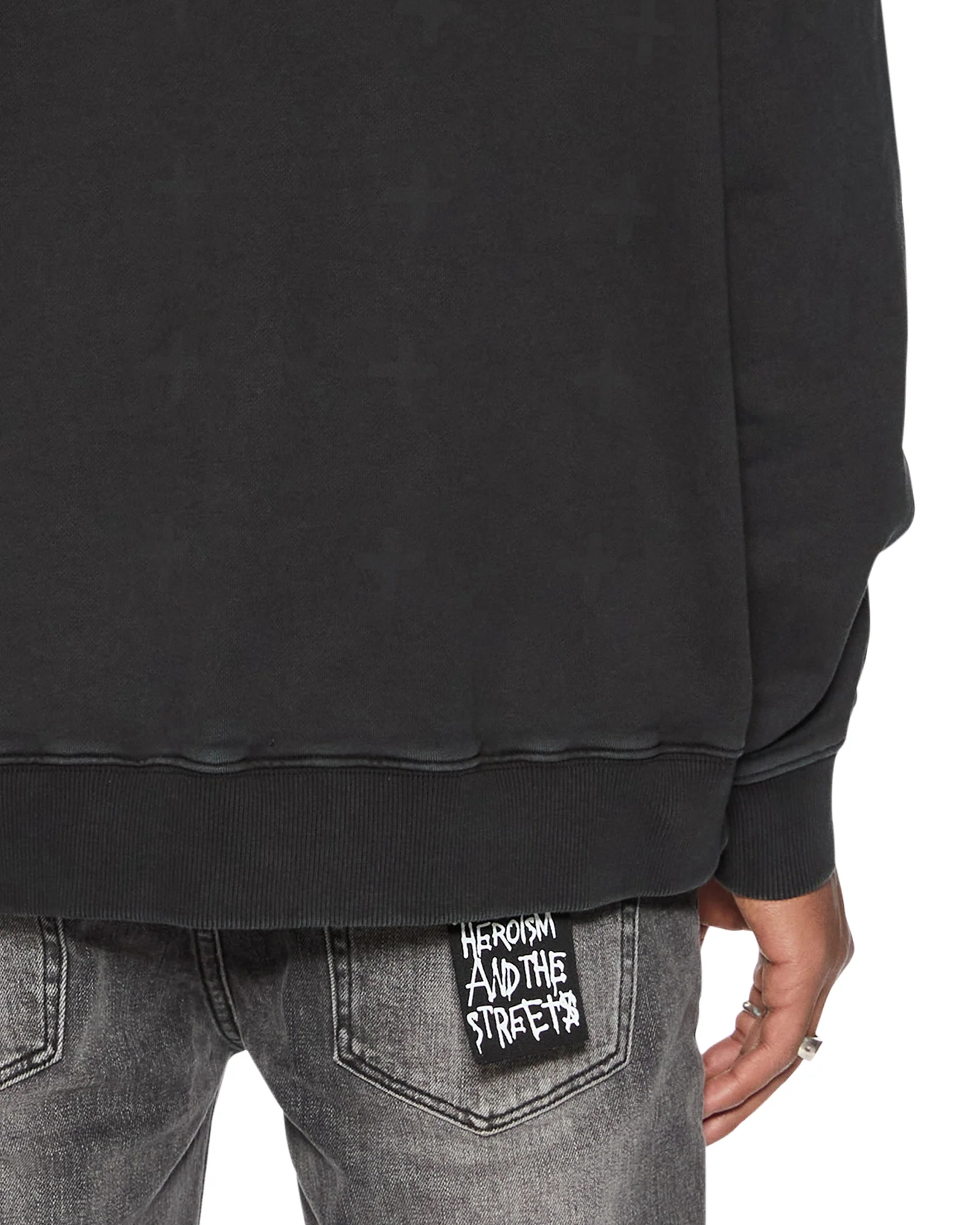 ELECTRIC BIGGIE HOODIE OLD BLACK - Image 4