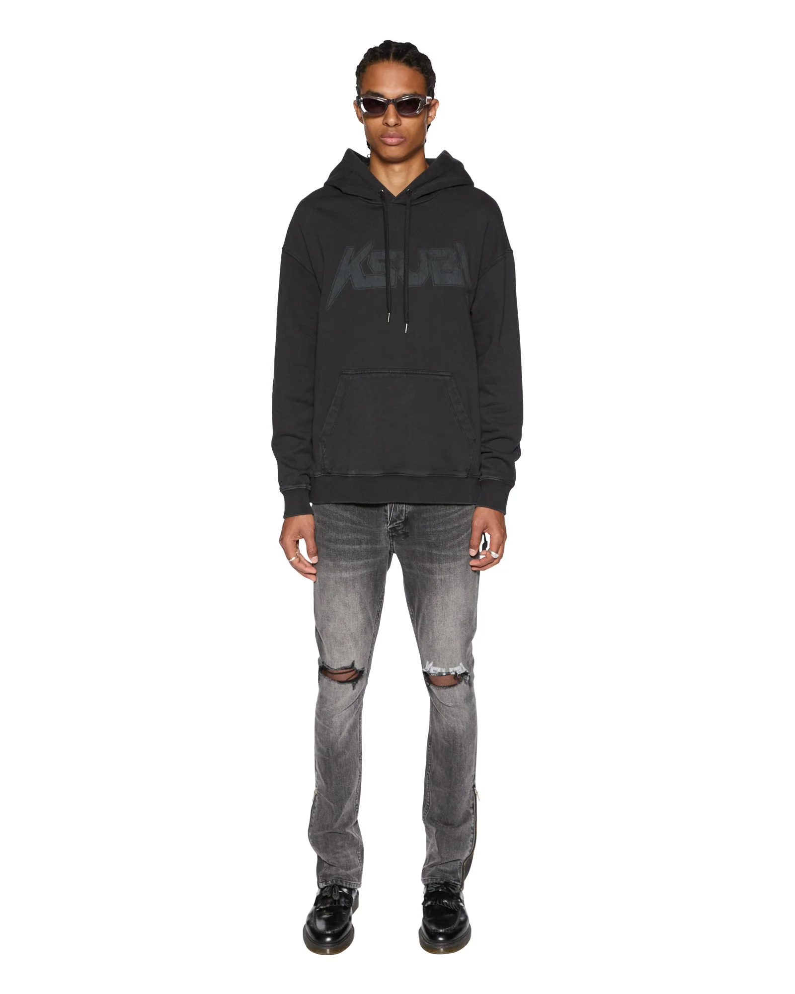 ELECTRIC BIGGIE HOODIE OLD BLACK - Image 6