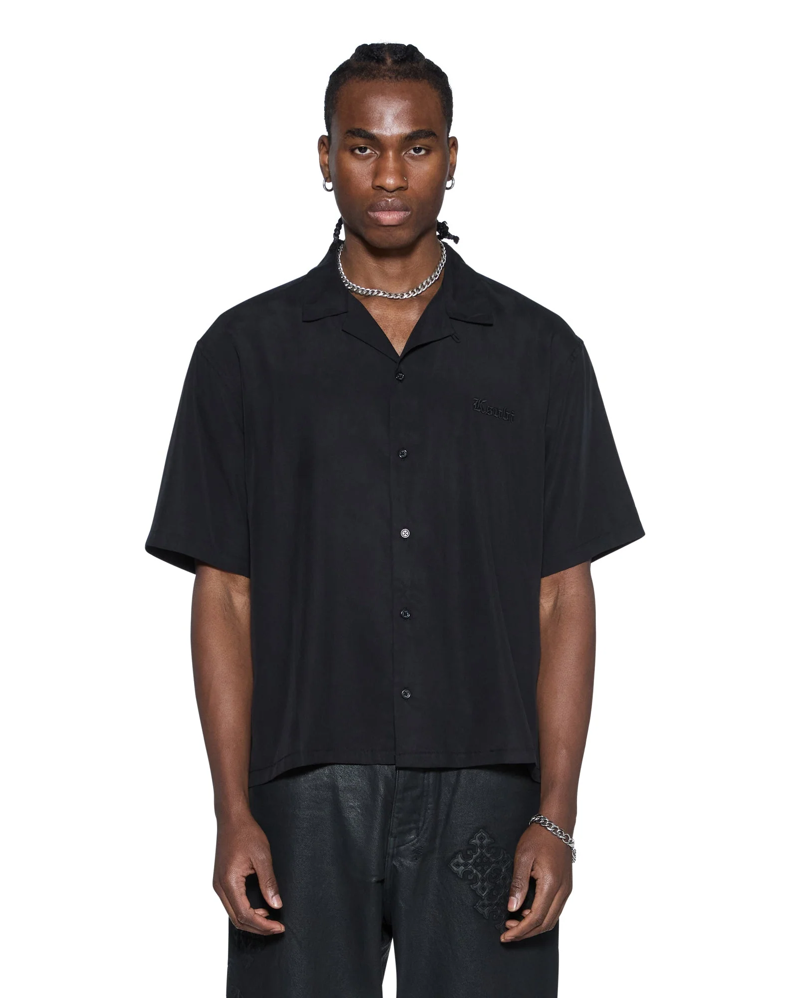 END DINER SS SHIRT SATIN BLACK - Image 3