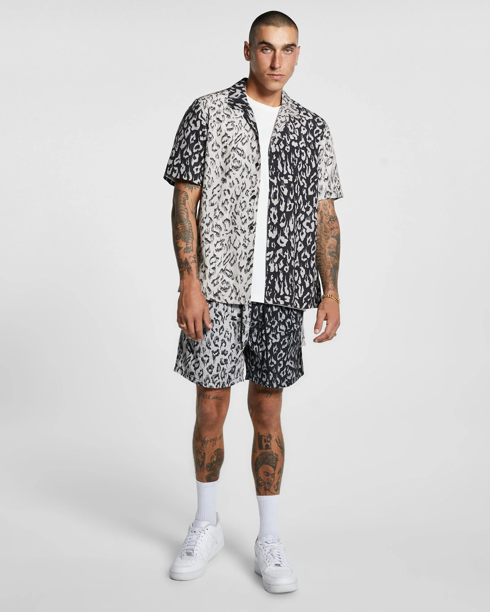 FIRE BOARDSHORT 2 TONE BLACK - Image 2